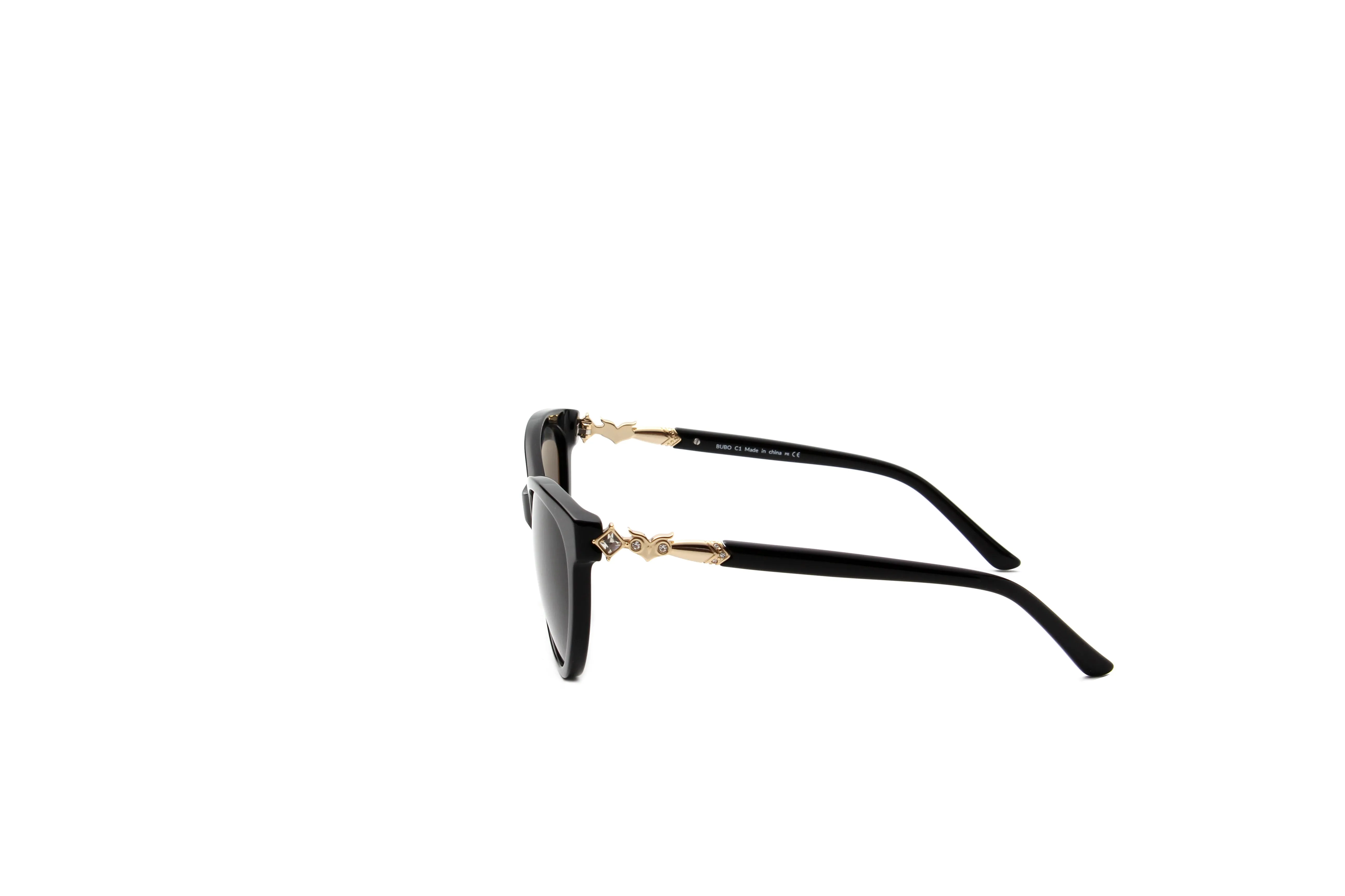 Bubo - Cat-Eye Sunglasses - Black & Tortoise