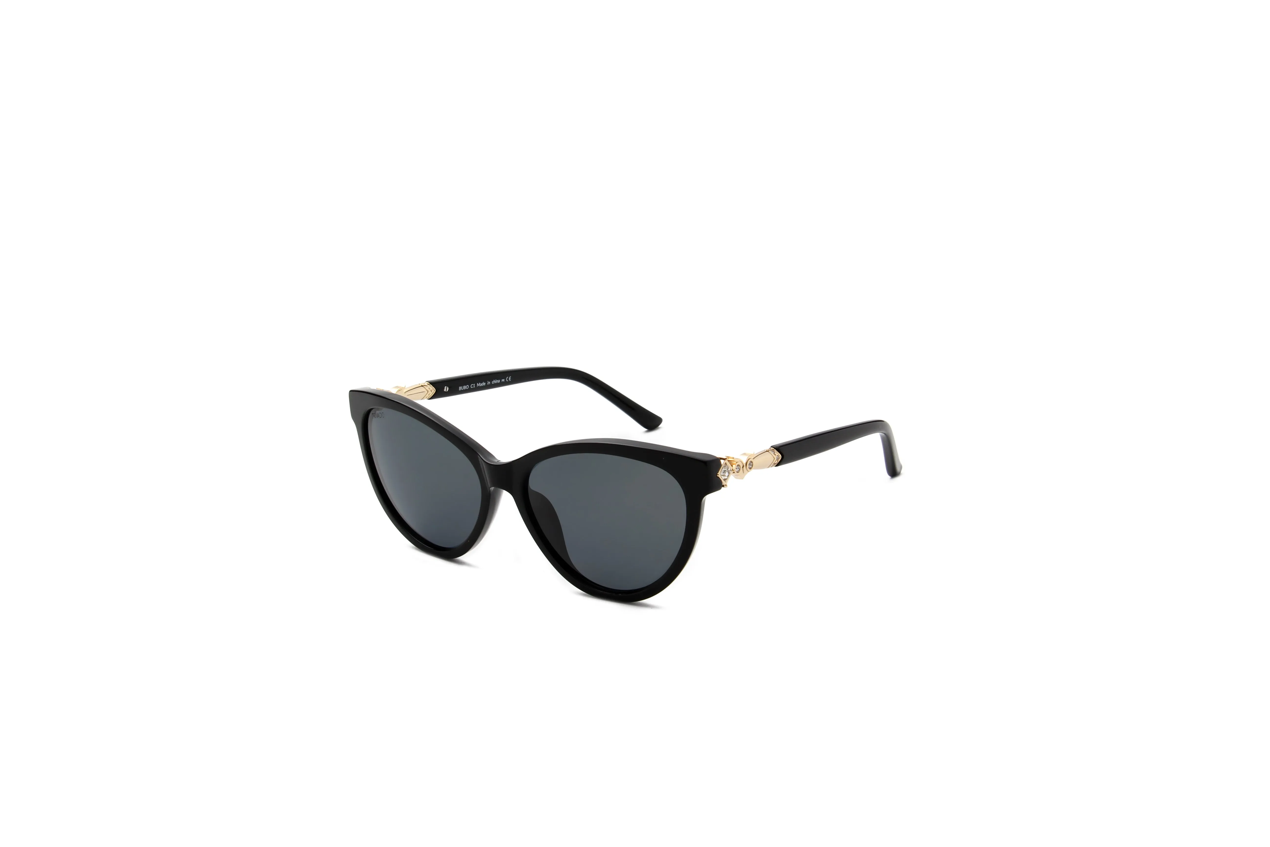 Bubo - Cat-Eye Sunglasses - Black & Tortoise