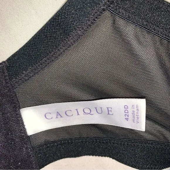 Cacique Bra 42DD 42E Floral Lace Support Sexy Lingerie Intimates Summer Women’s