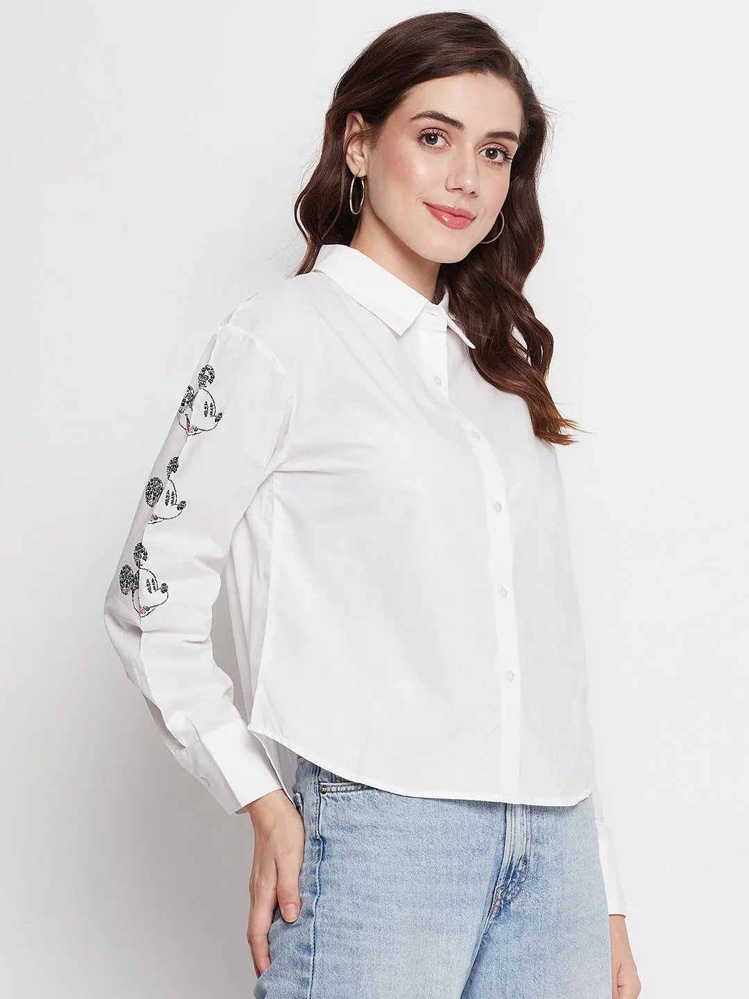 Camla Barcelona White Mickey Shirt