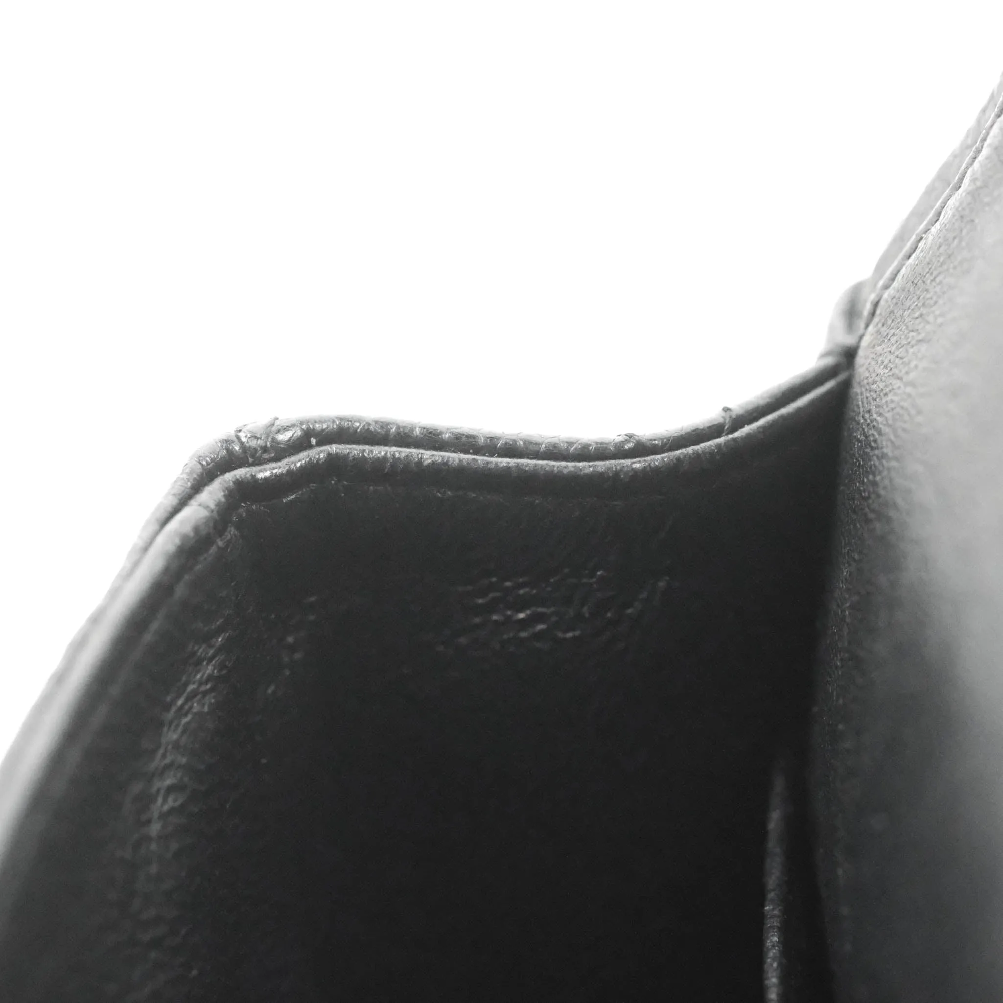 Chanel Classic Medium M/L Flap Black Caviar 24K Gold Hardware
