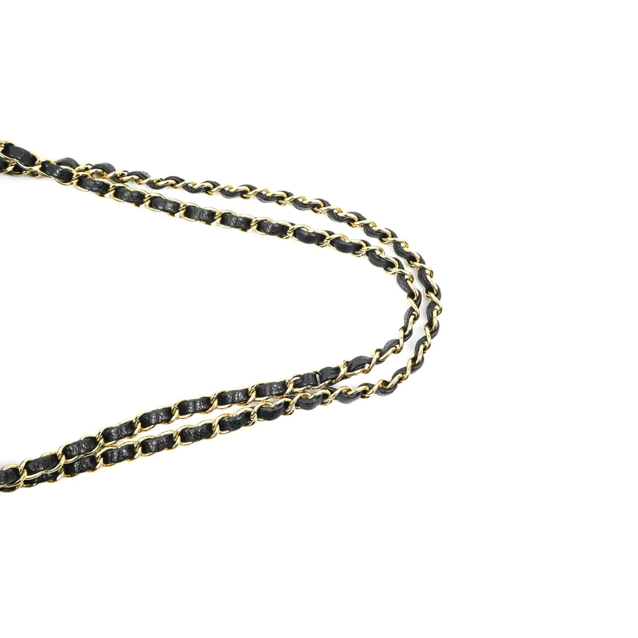 Chanel Classic Medium M/L Flap Black Caviar 24K Gold Hardware
