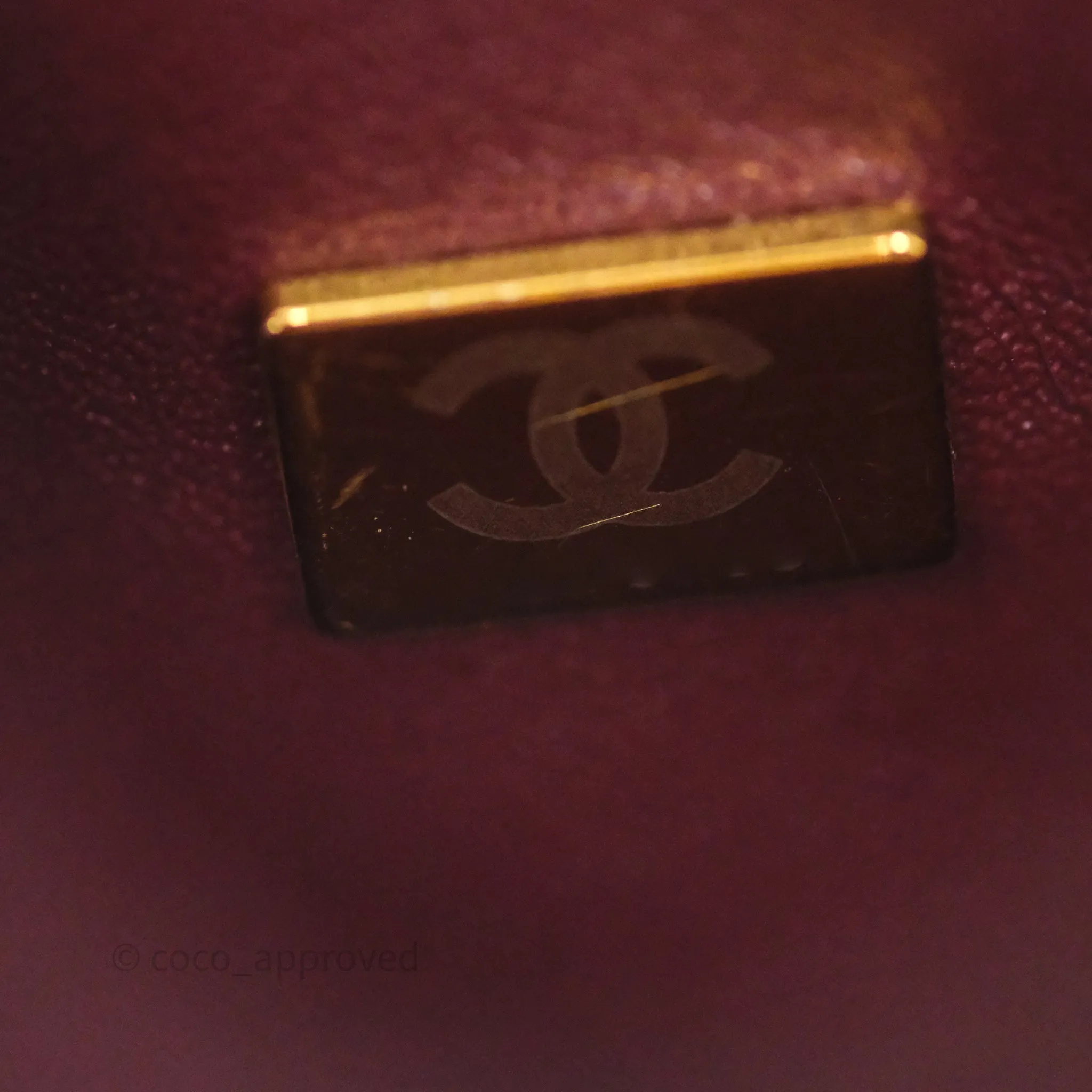 Chanel Classic M/L Medium Flap Quilted Black Caviar Gold Hardware