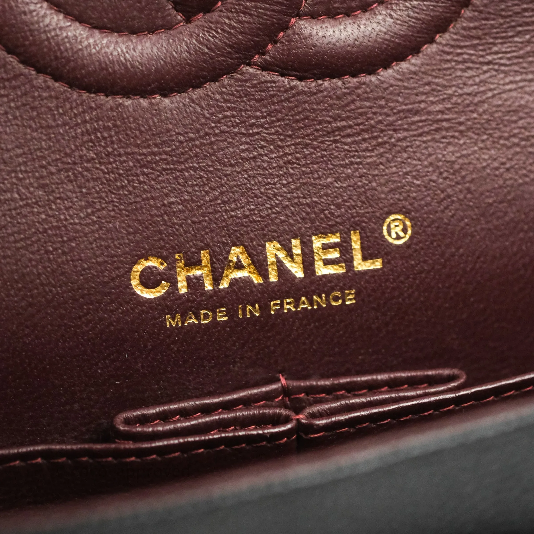 Chanel Classic M/L Medium Flap Quilted Black Caviar Gold Hardware