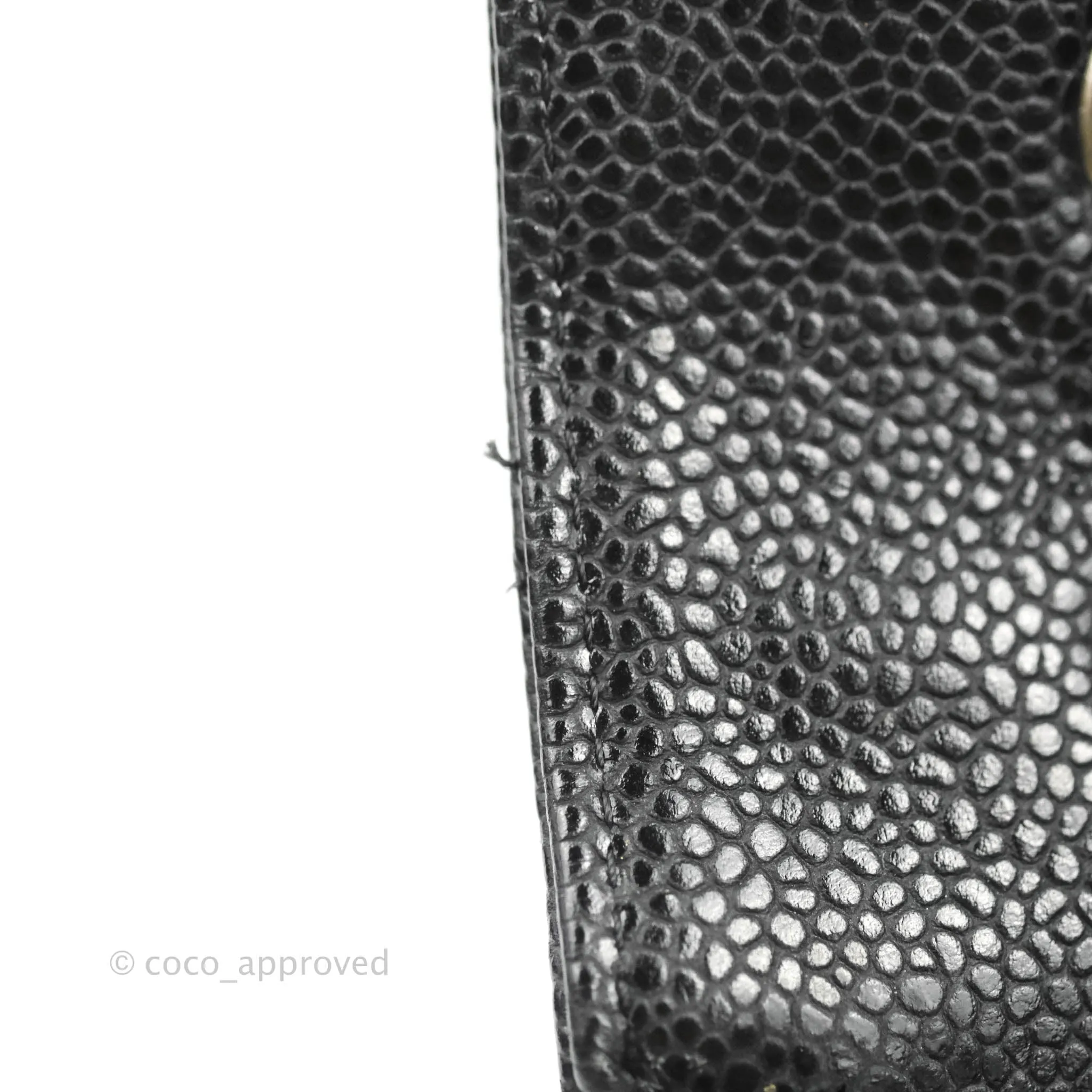 Chanel Classic M/L Medium Flap Quilted Black Caviar Silver Hardware