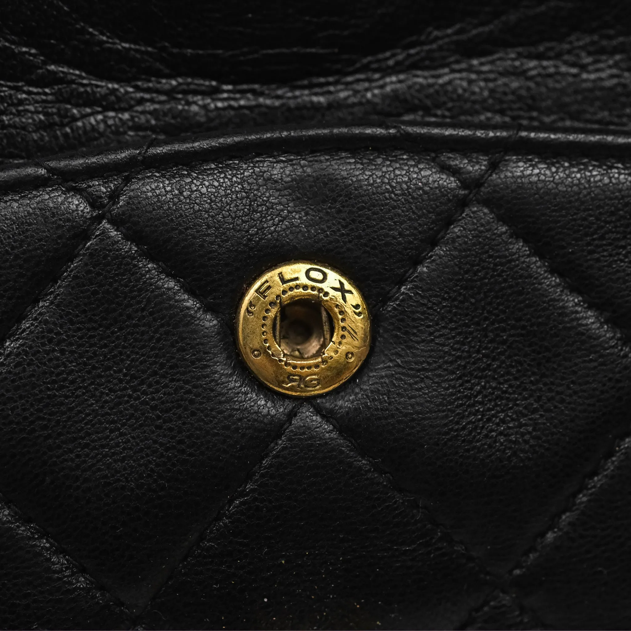 Chanel Classic Vintage Small Flap Black Lambskin 24K Gold Hardware