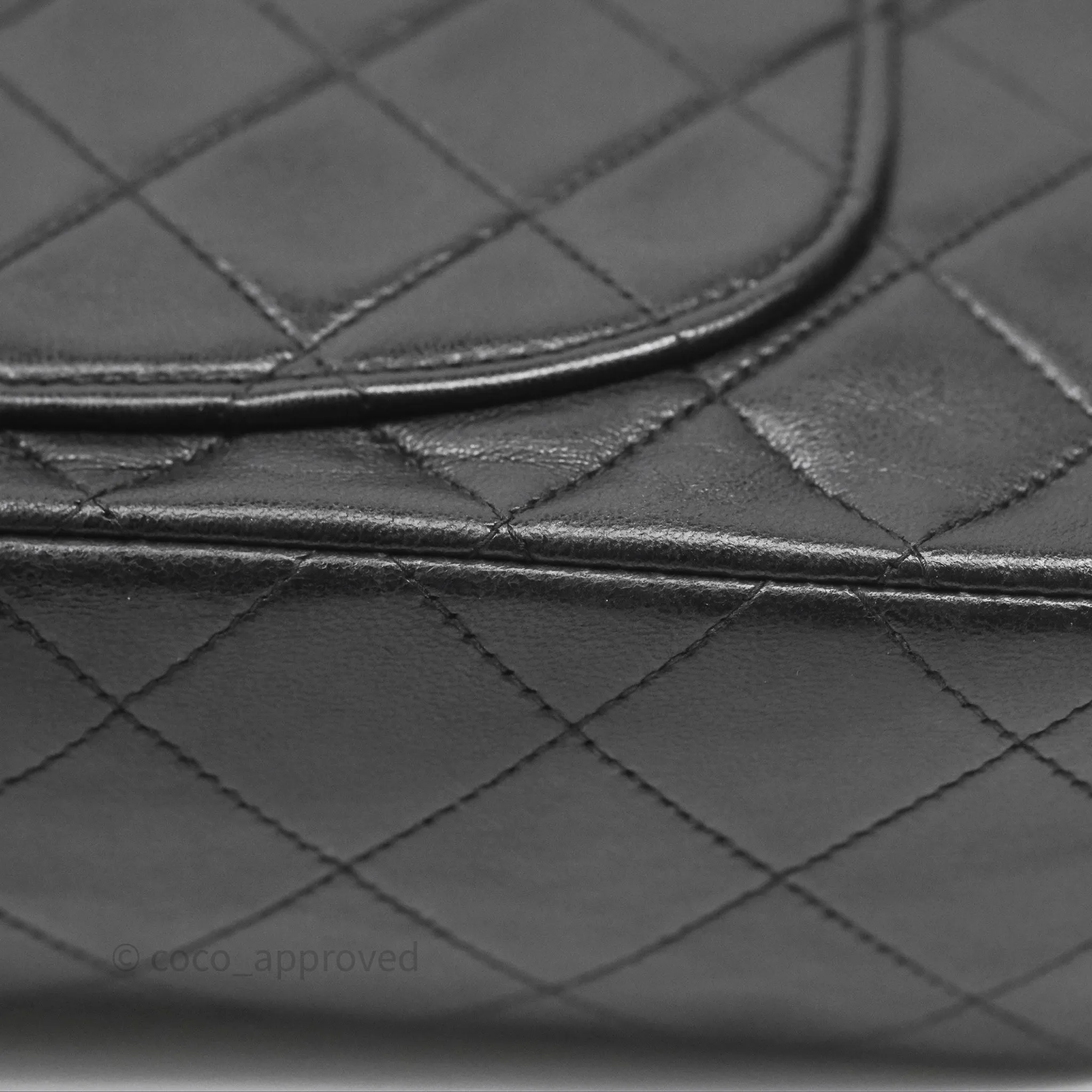 Chanel Classic Vintage Small Flap Black Lambskin 24K Gold Hardware