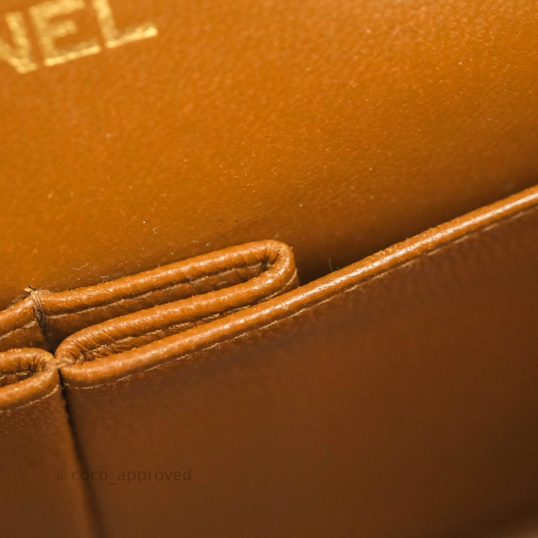 Chanel Classic Vintage Small Flap Brown Lambskin 24K Gold Hardware