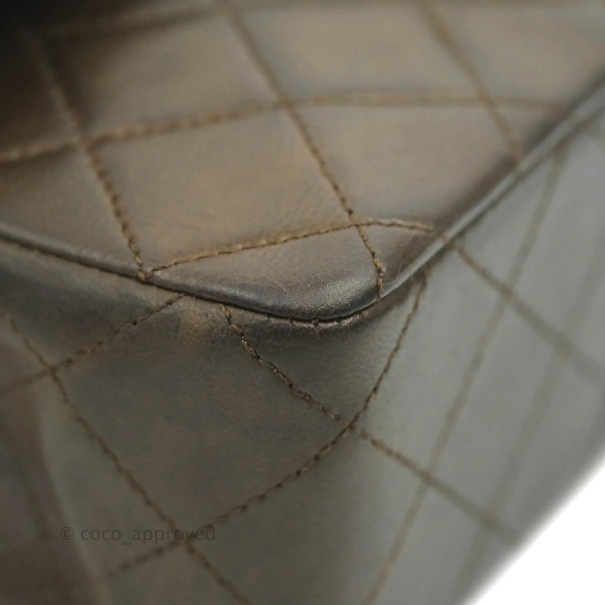 Chanel Classic Vintage Small Flap Brown Lambskin 24K Gold Hardware