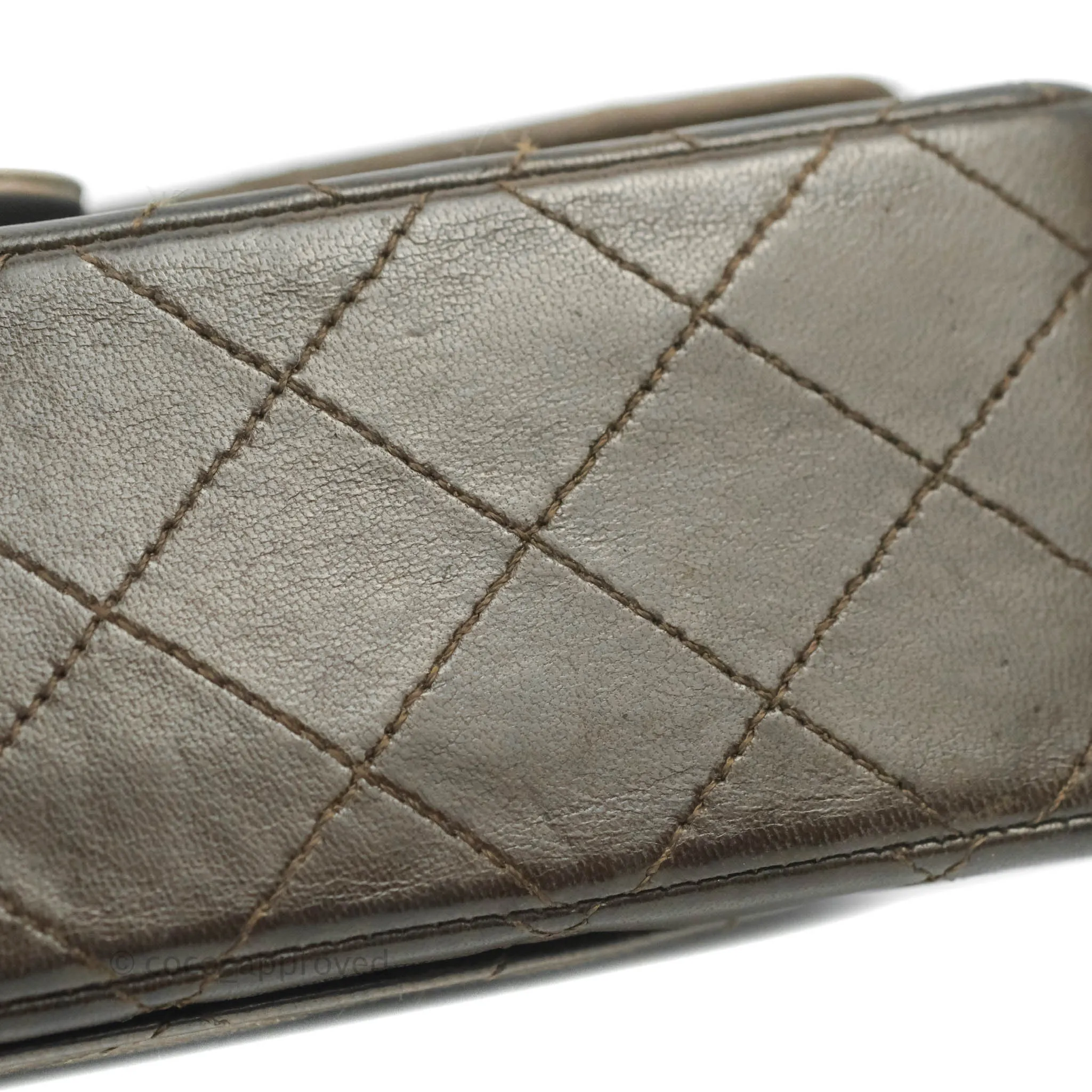 Chanel Classic Vintage Small Flap Brown Lambskin 24K Gold Hardware