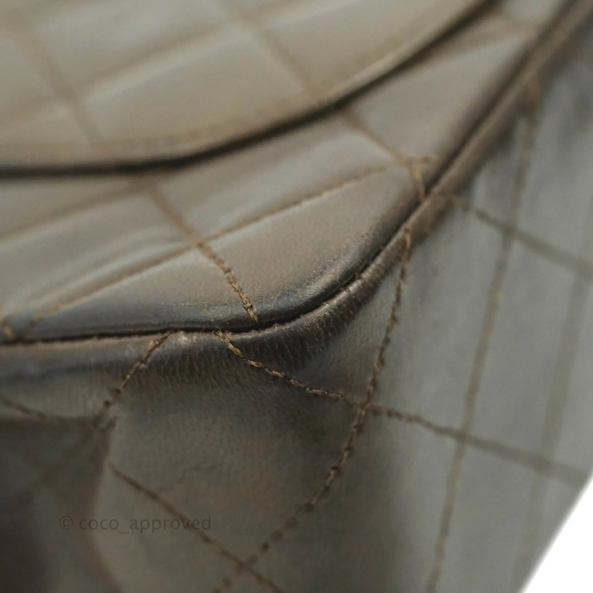 Chanel Classic Vintage Small Flap Brown Lambskin 24K Gold Hardware