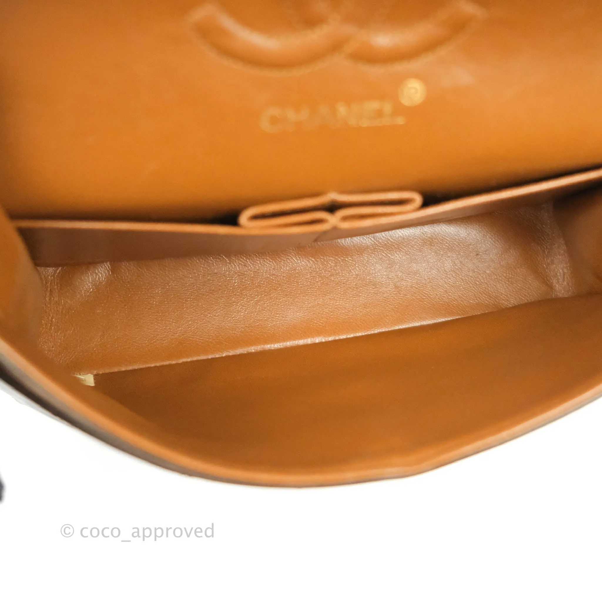 Chanel Classic Vintage Small Flap Brown Lambskin 24K Gold Hardware