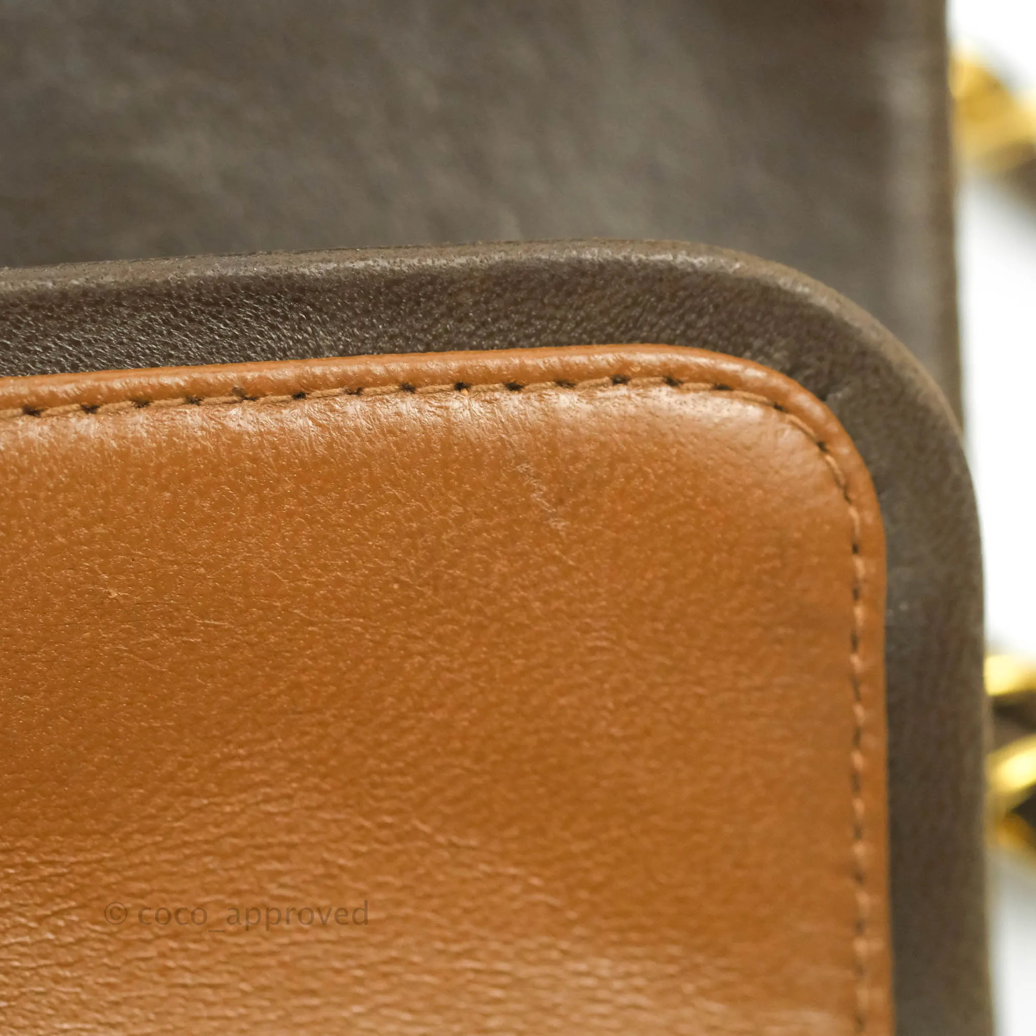 Chanel Classic Vintage Small Flap Brown Lambskin 24K Gold Hardware