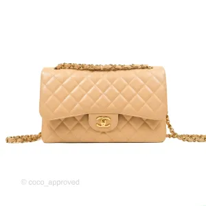 Chanel Jumbo Double Flap Beige Caviar Gold Hardware⁣⁣