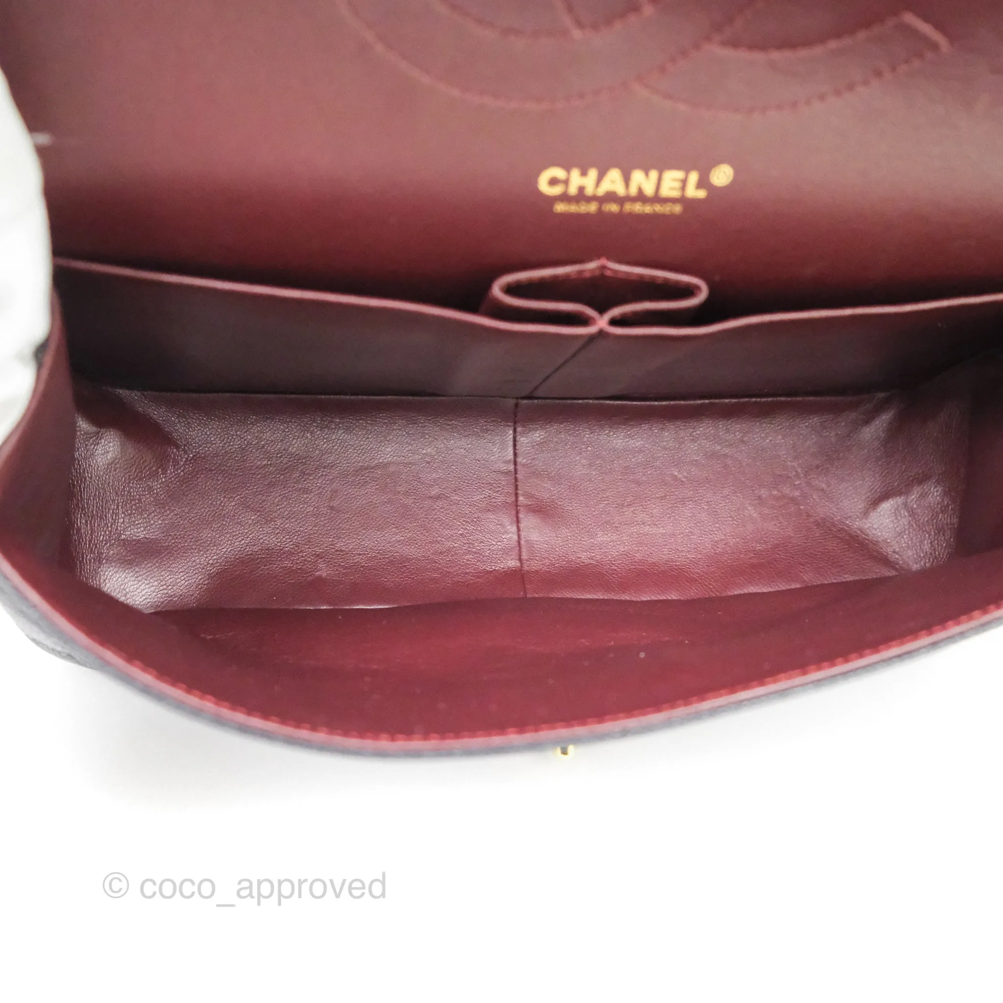 Chanel Jumbo Double Flap Black Caviar Gold Hardware⁣⁣