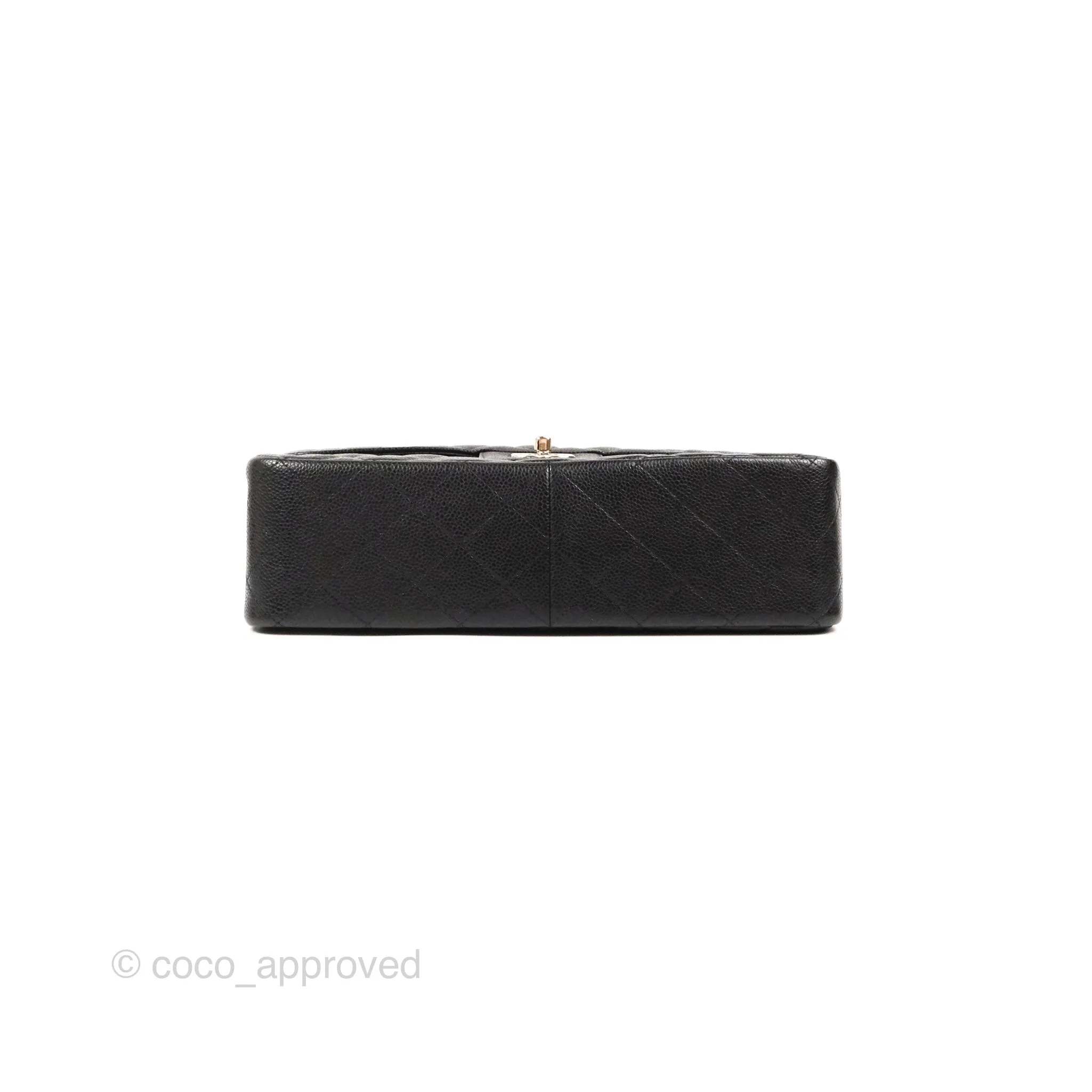 Chanel Jumbo Double Flap Black Caviar Silver Hardware⁣⁣