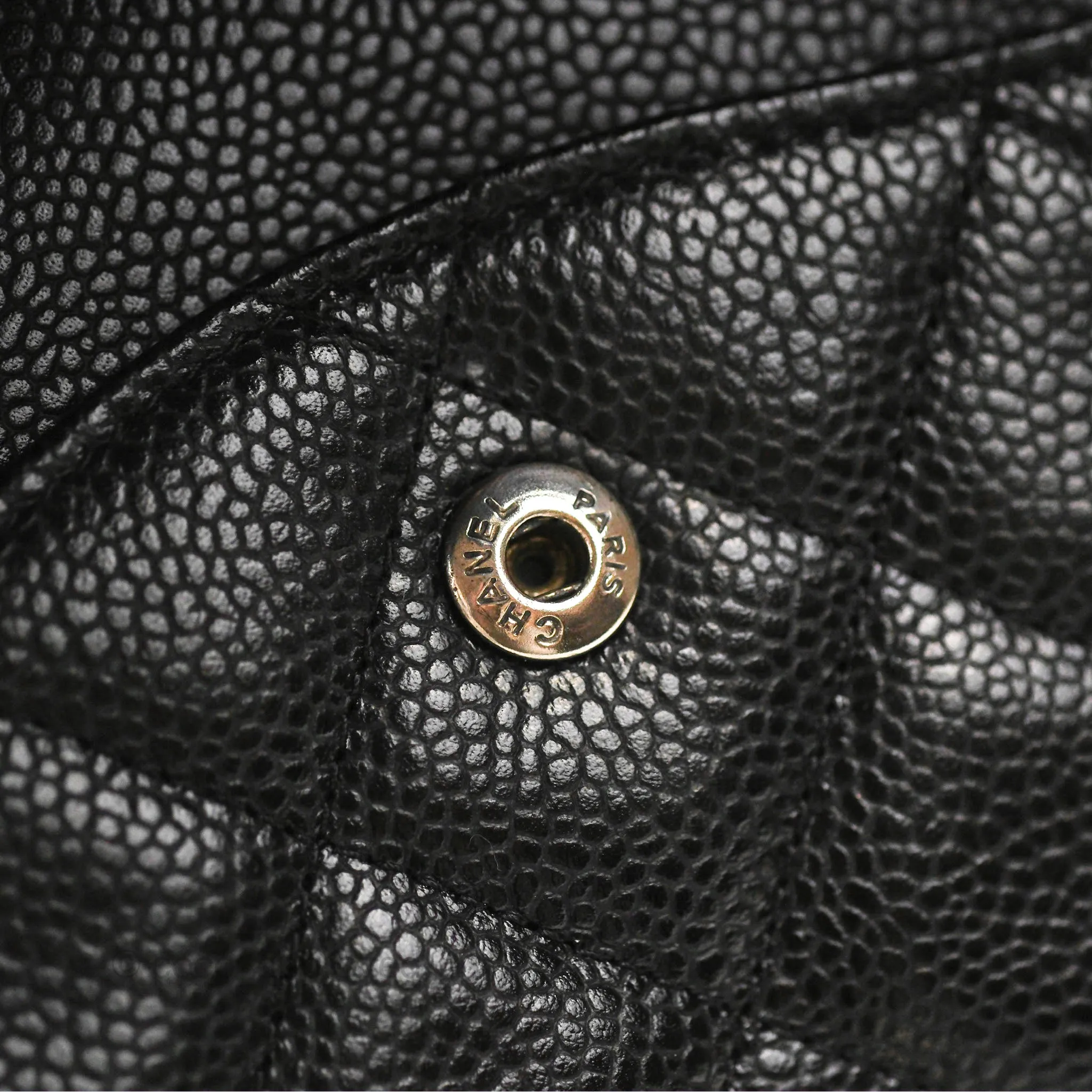 Chanel Jumbo Double Flap Black Caviar Silver Hardware⁣⁣