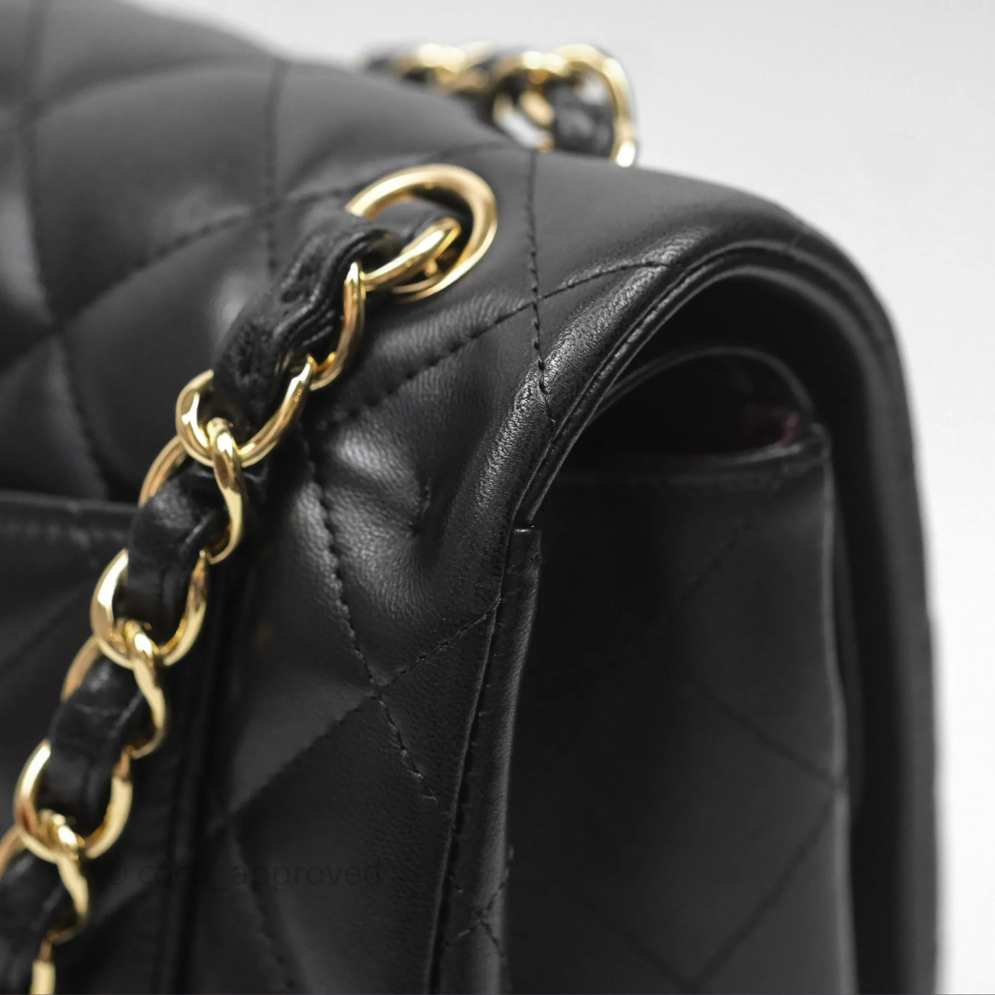 Chanel Jumbo Double Flap Black Lambskin Gold Hardware⁣⁣