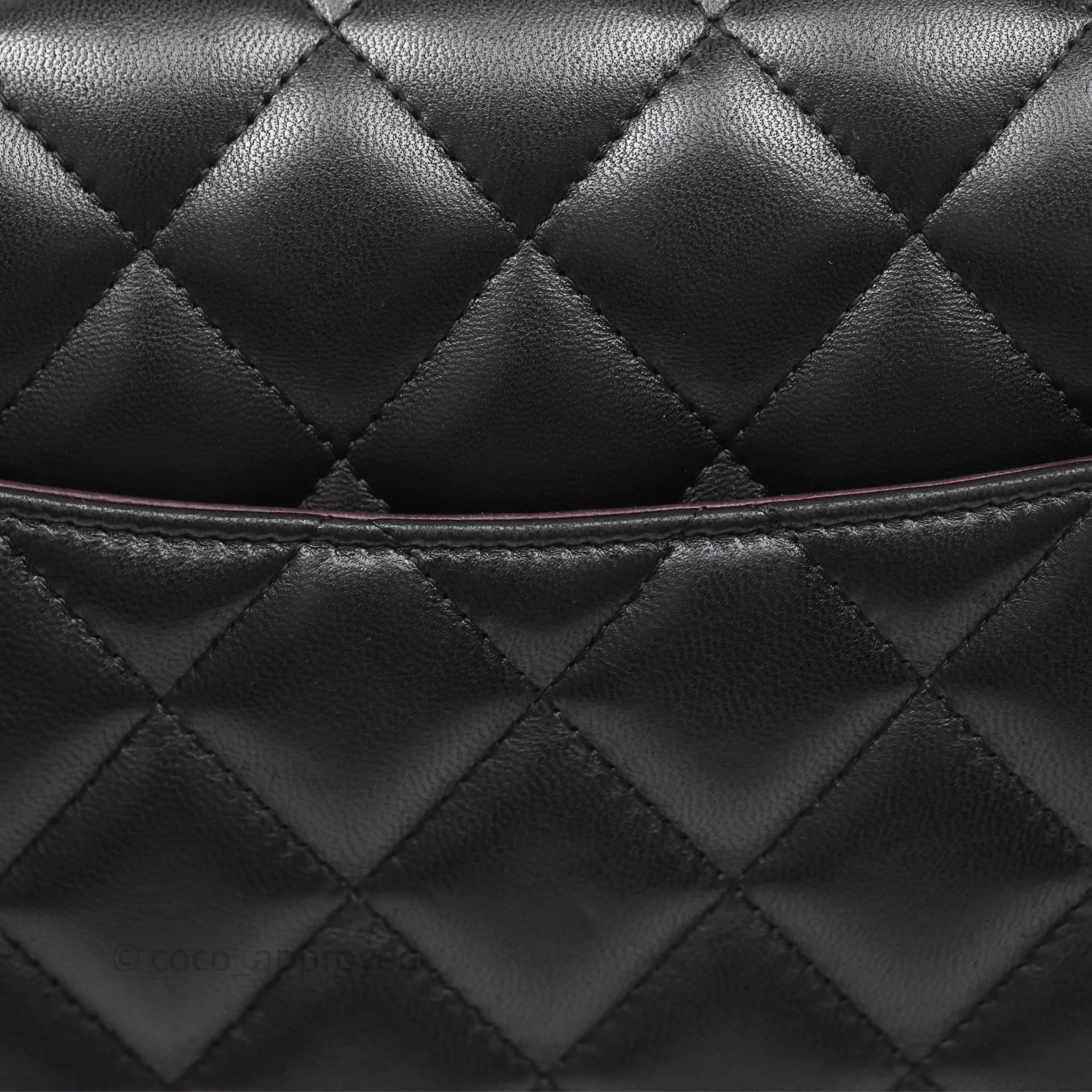 Chanel Jumbo Double Flap Black Lambskin Gold Hardware⁣⁣
