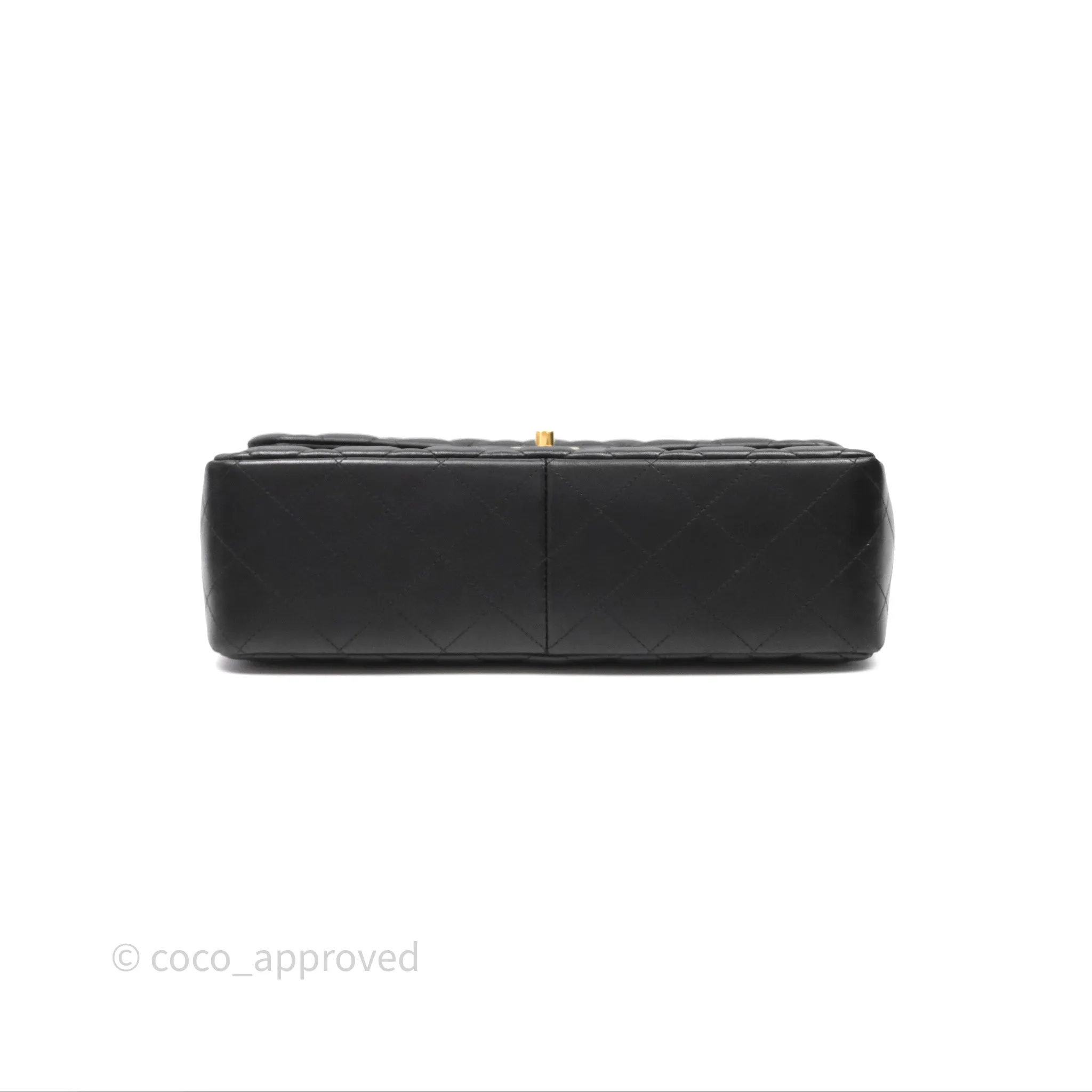 Chanel Jumbo Double Flap Black Lambskin Gold Hardware⁣⁣