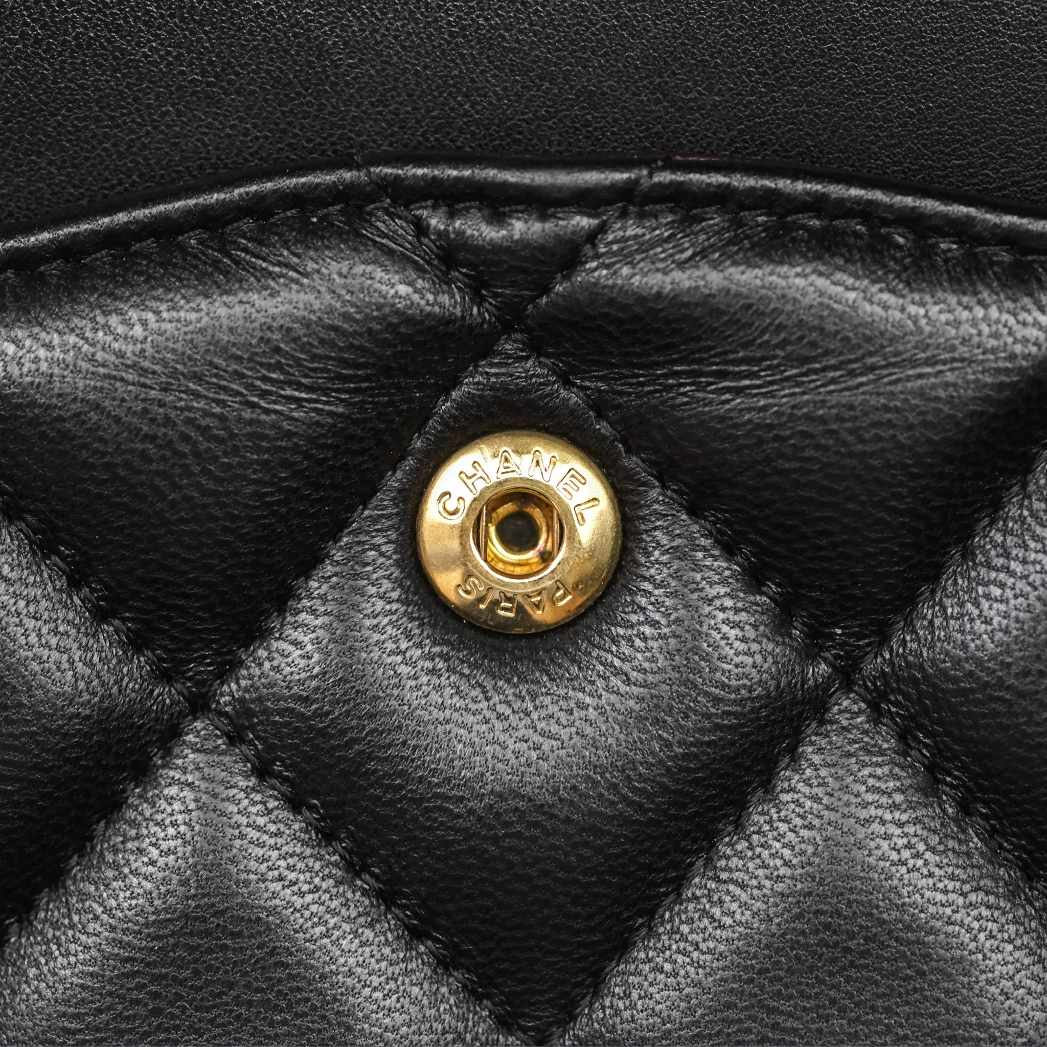 Chanel Jumbo Double Flap Black Lambskin Gold Hardware⁣⁣