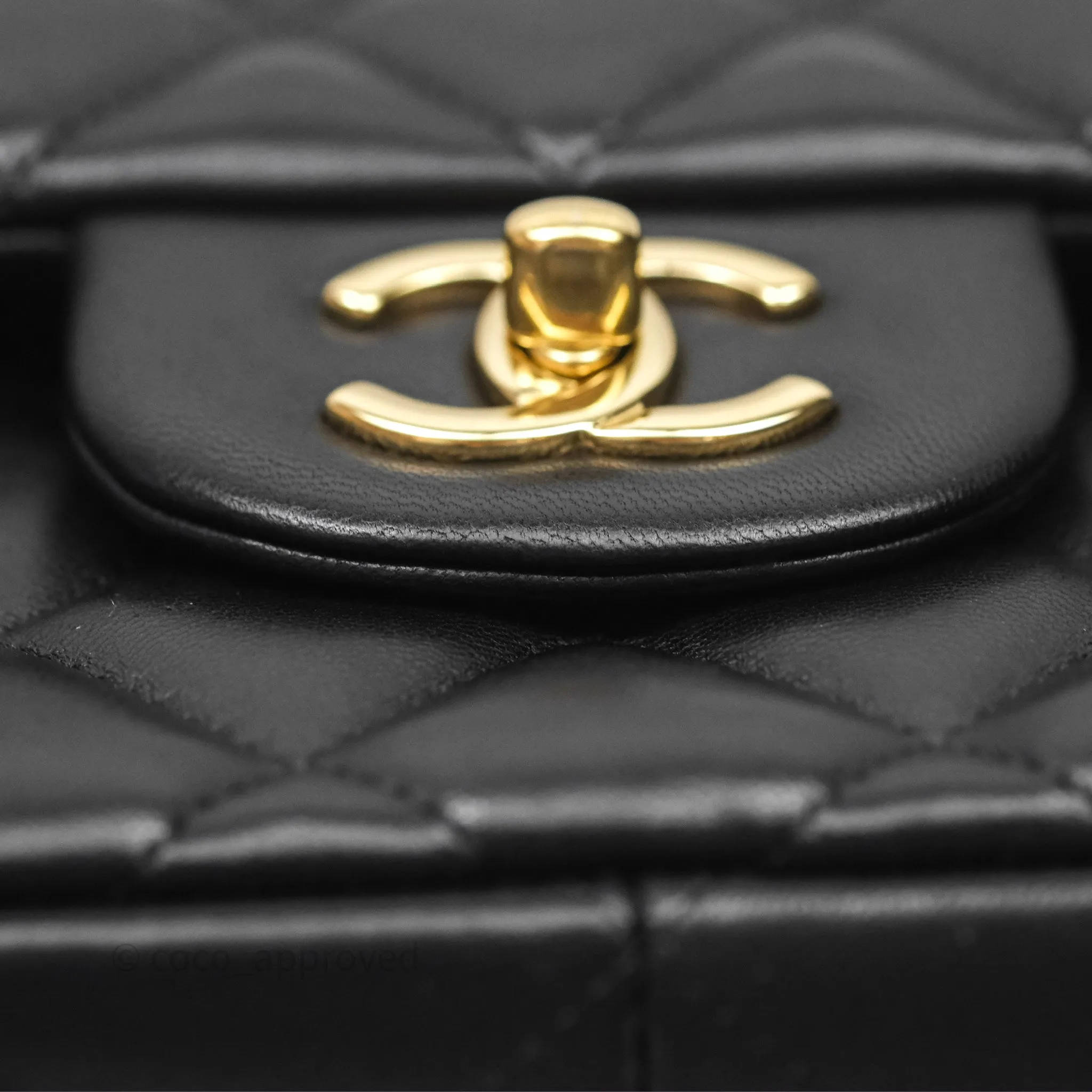 Chanel Jumbo Double Flap Black Lambskin Gold Hardware⁣⁣