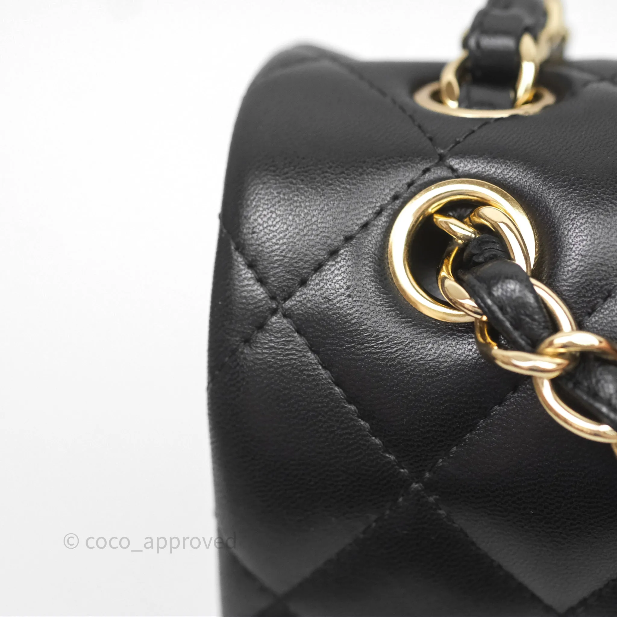 Chanel Jumbo Double Flap Black Lambskin Gold Hardware⁣⁣