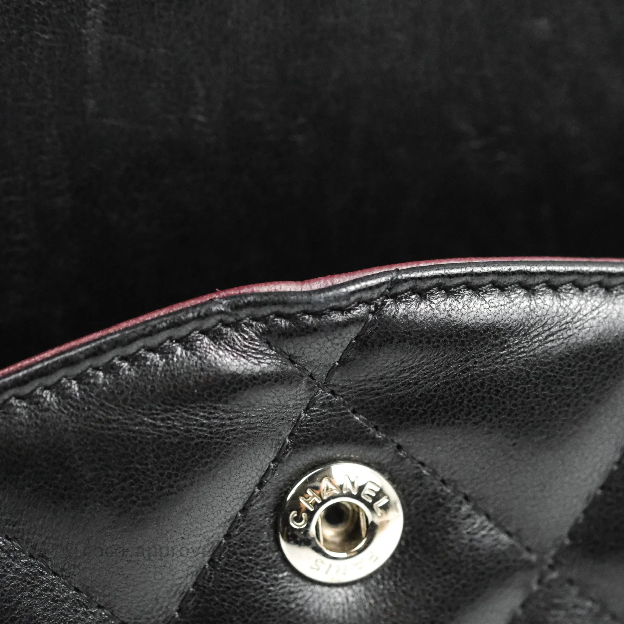 Chanel Jumbo Double Flap Black Lambskin Silver Hardware⁣⁣