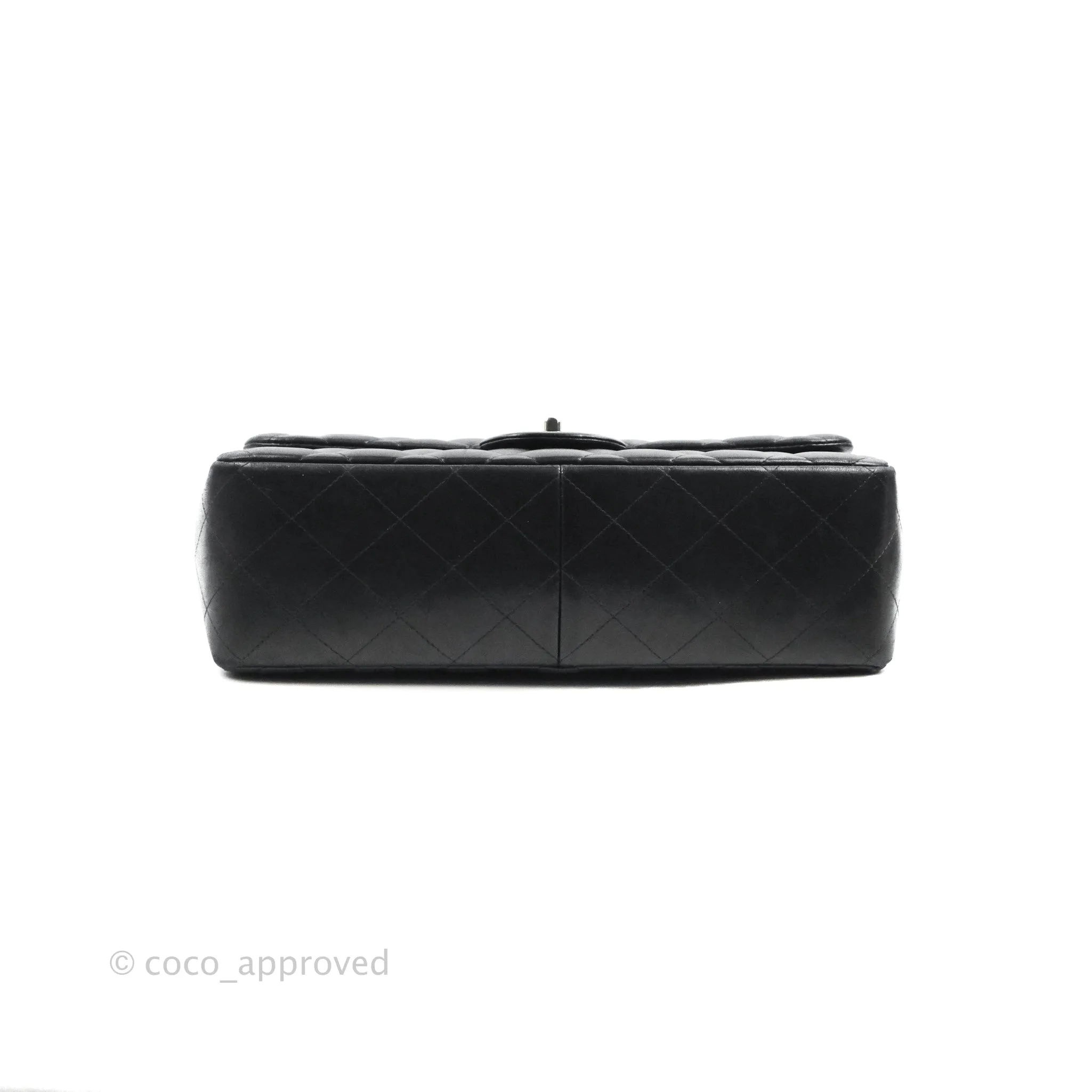 Chanel Jumbo Double Flap Black Lambskin Silver Hardware⁣⁣