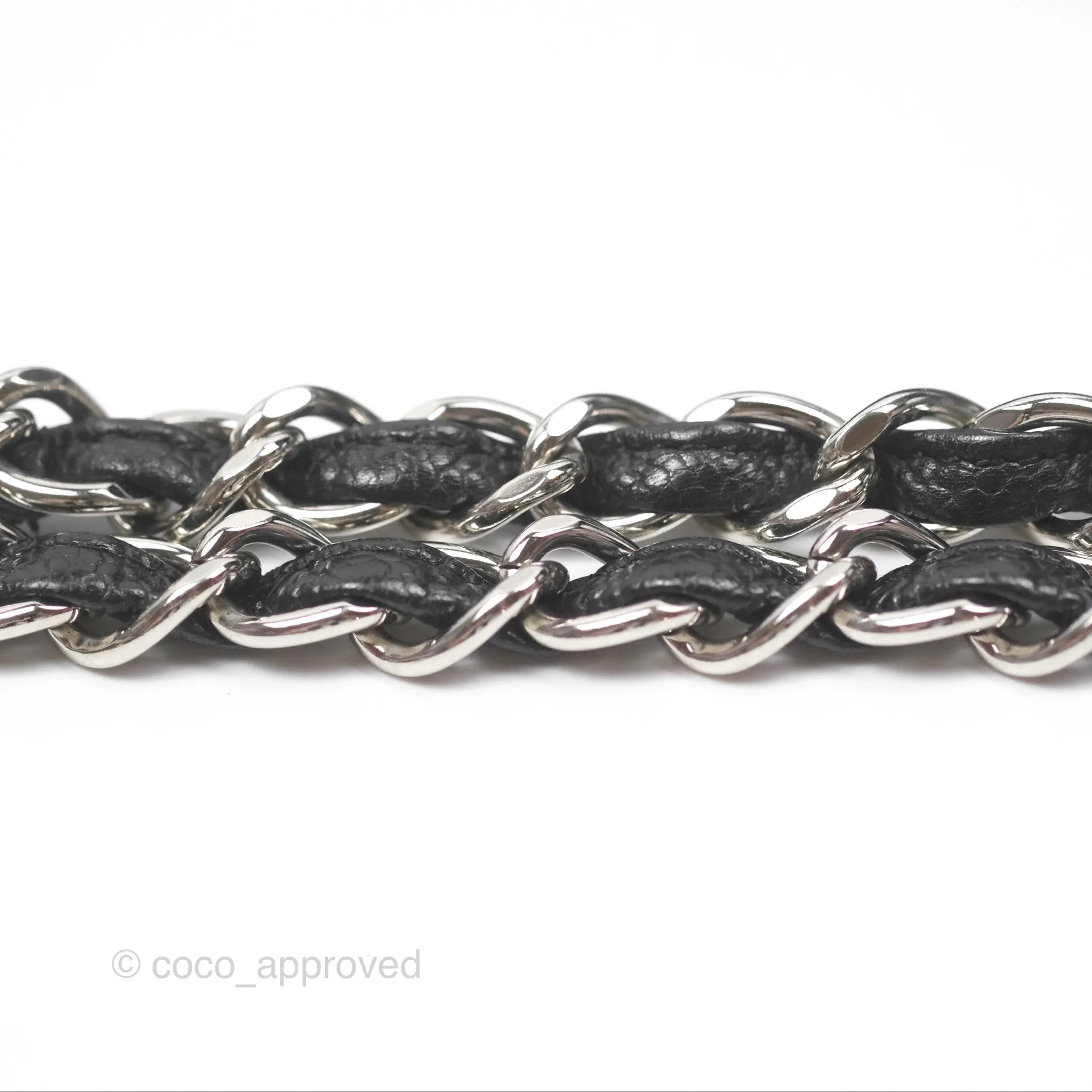 Chanel Jumbo Single Flap Black Caviar Silver Hardware⁣⁣