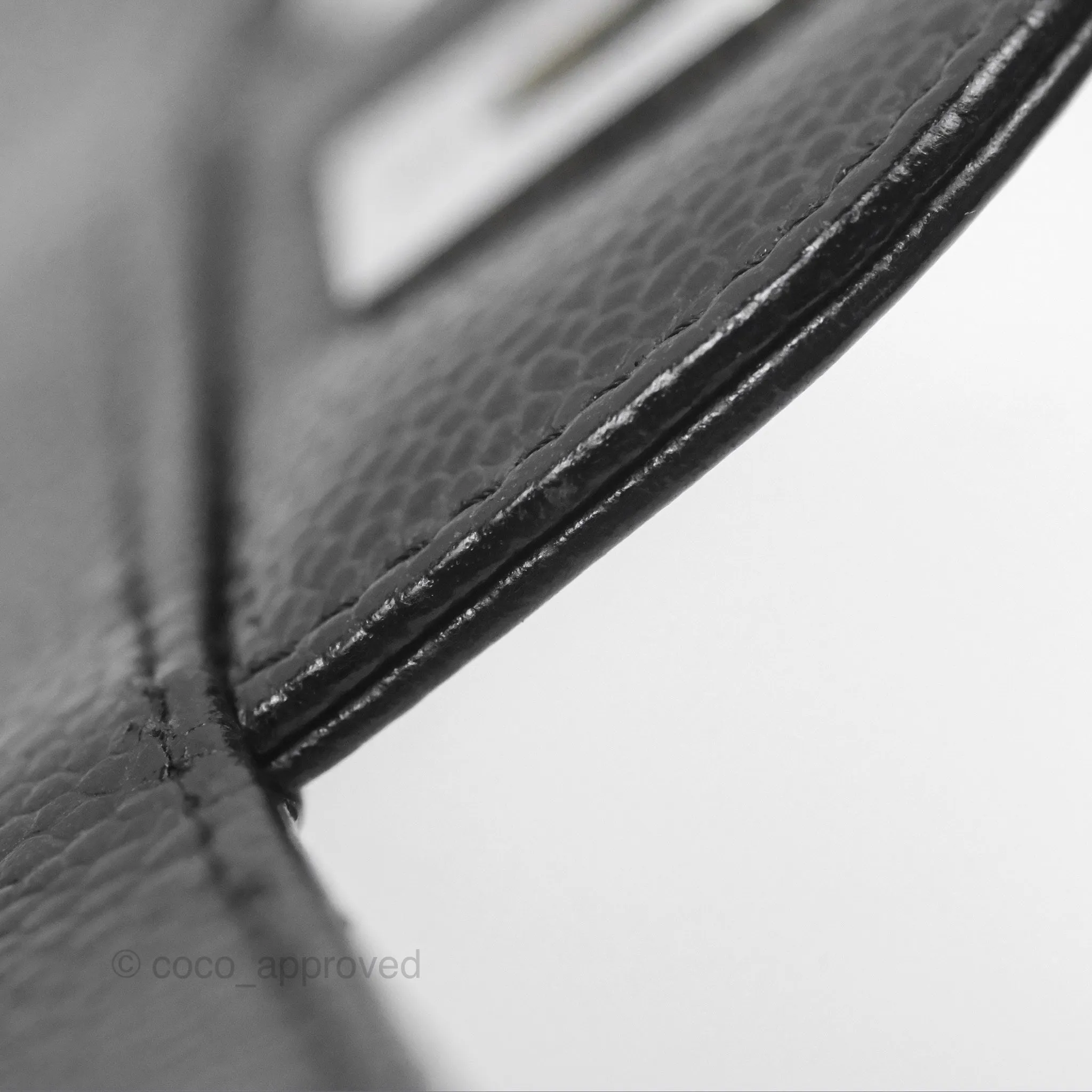Chanel Jumbo Single Flap Black Caviar Silver Hardware⁣⁣