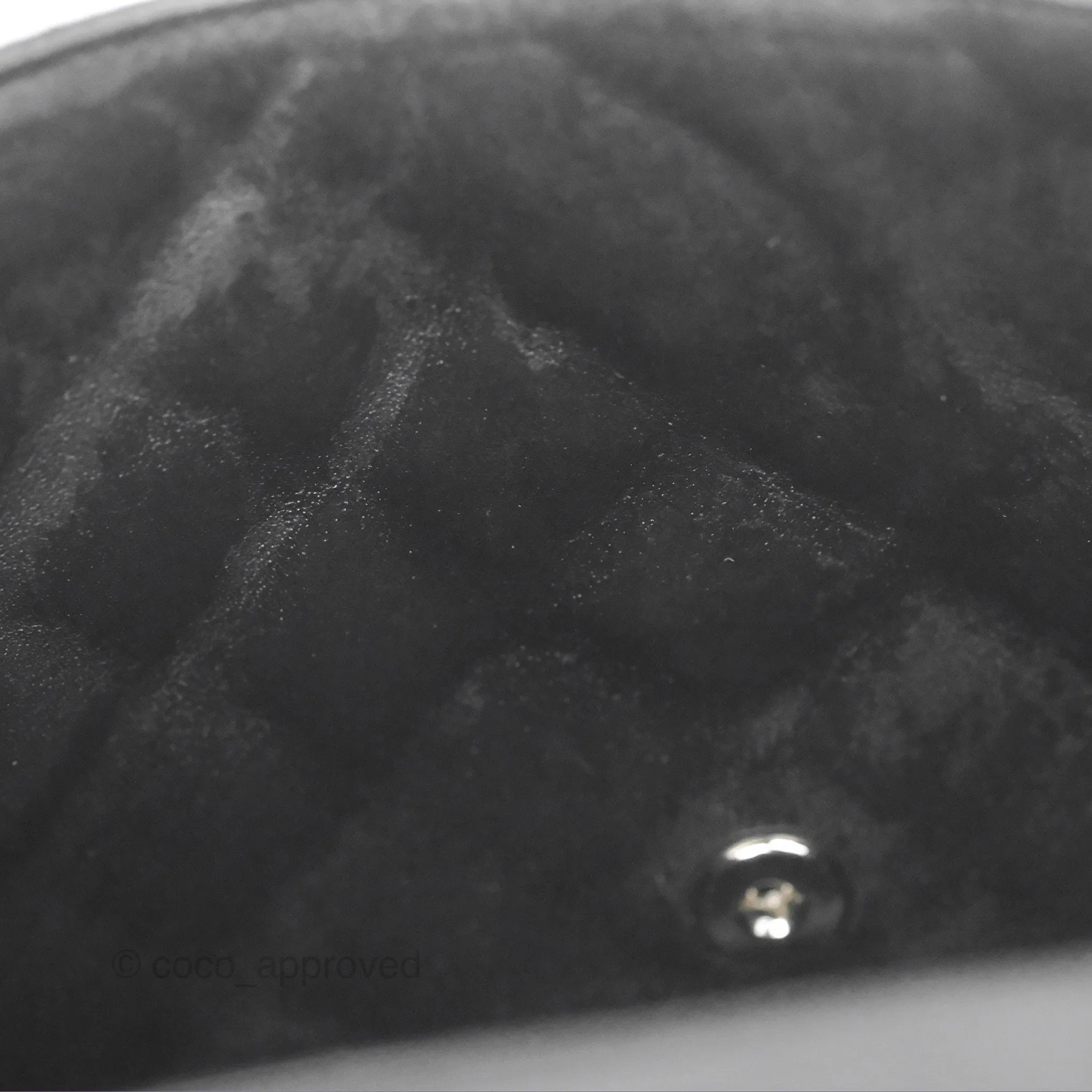 Chanel Jumbo Single Flap Black Caviar Silver Hardware⁣⁣