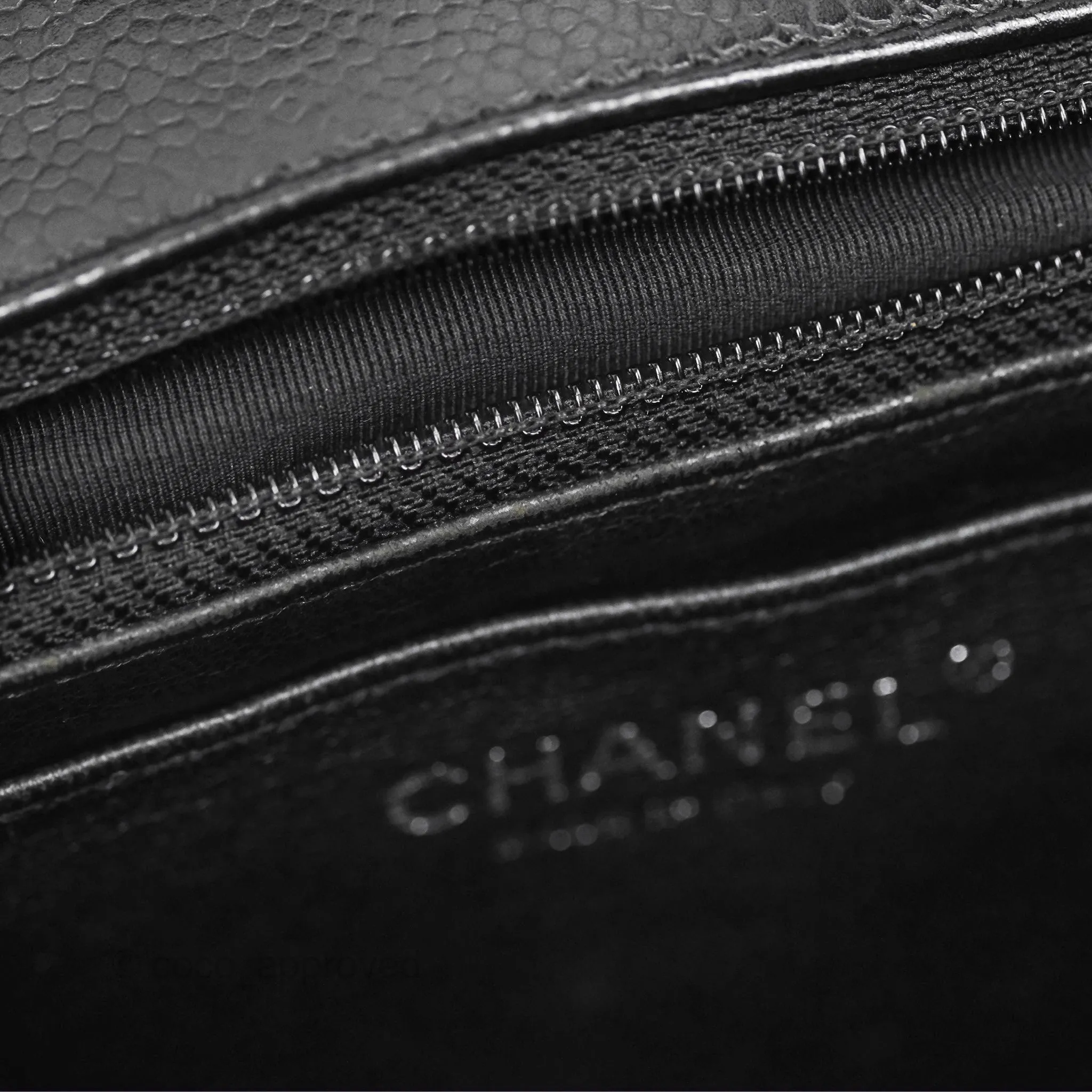 Chanel Jumbo Single Flap Black Caviar Silver Hardware⁣⁣