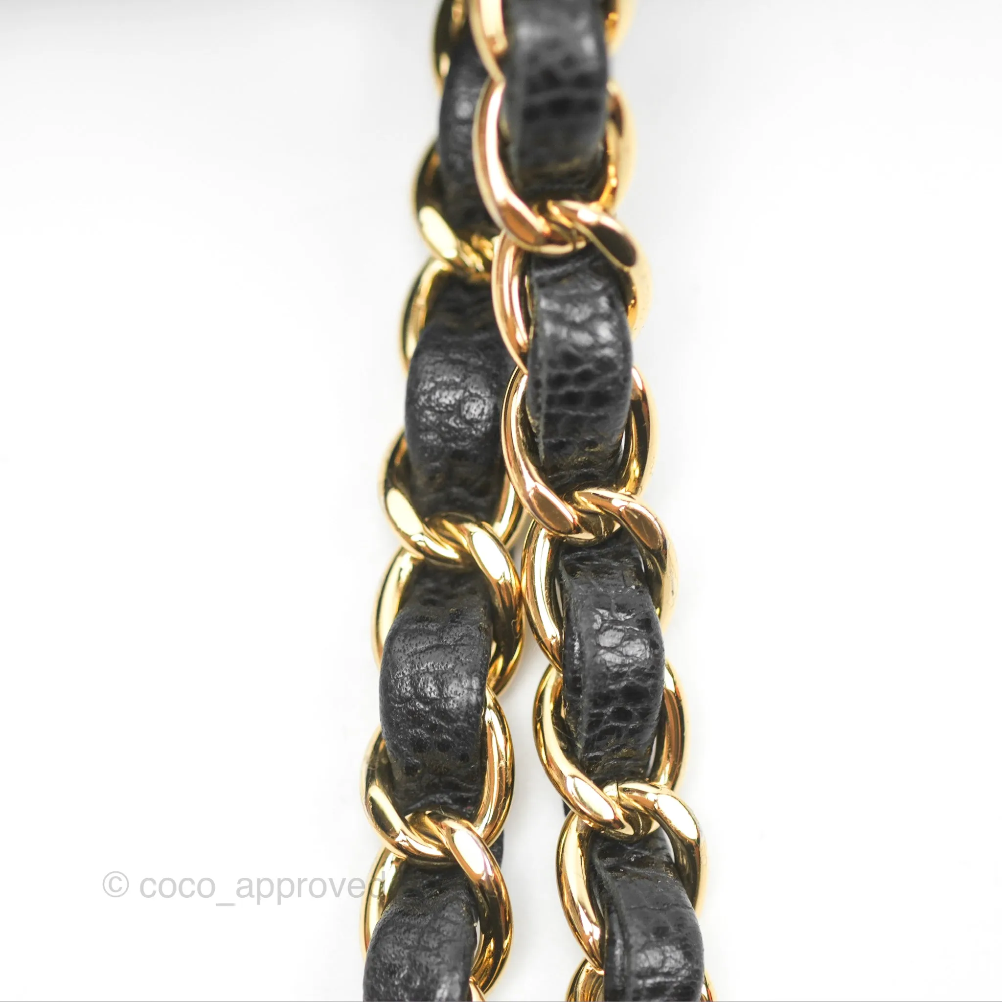 Chanel Medium Classic Flap Quilted Black Caviar Gold Hardware