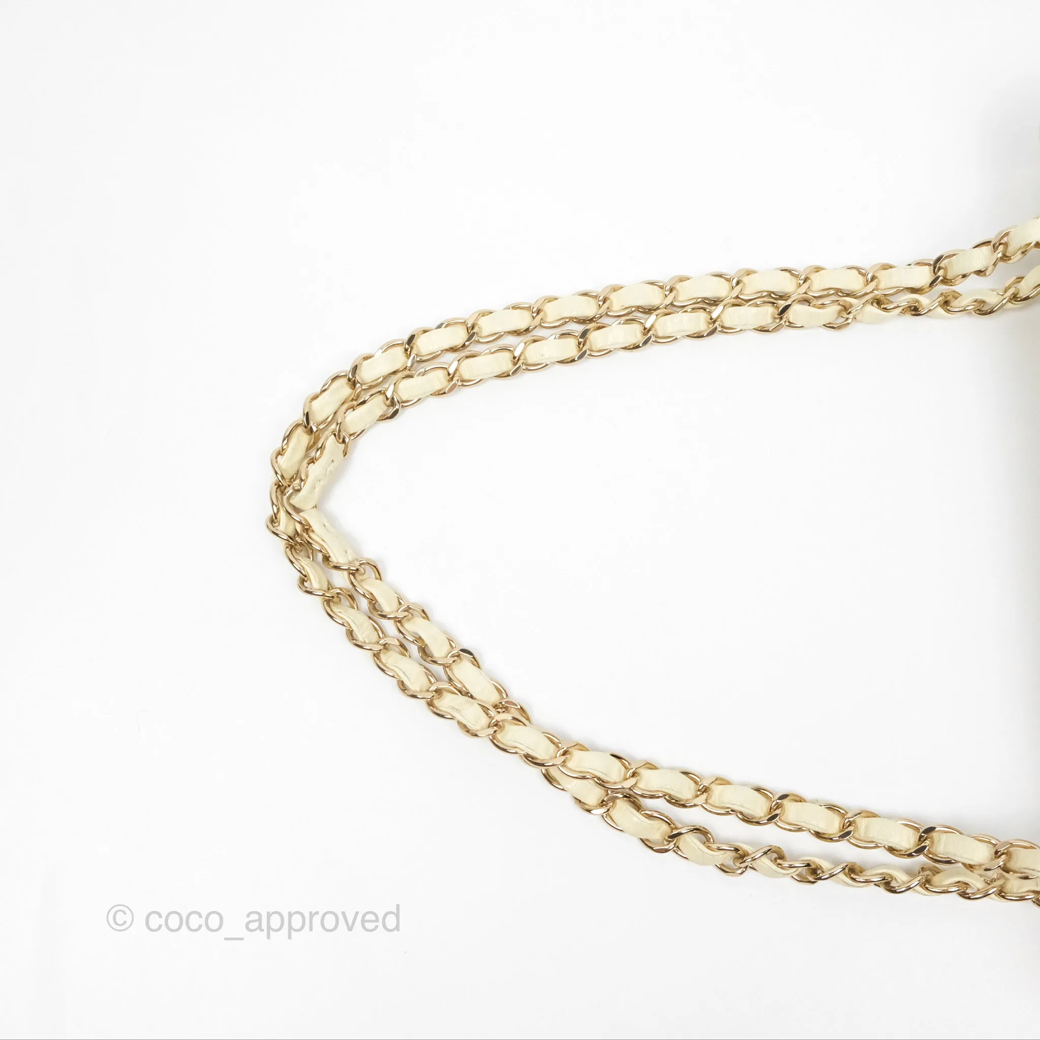 Chanel Medium Classic Flap Quilted Pale Yellow Lambskin Gold Hardware