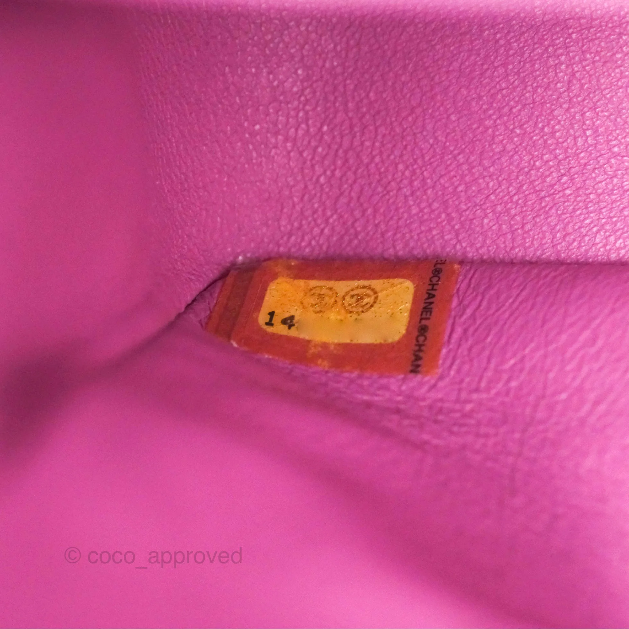 Chanel Medium Classic Flap Quilted Purple Lambskin Silver Hardware