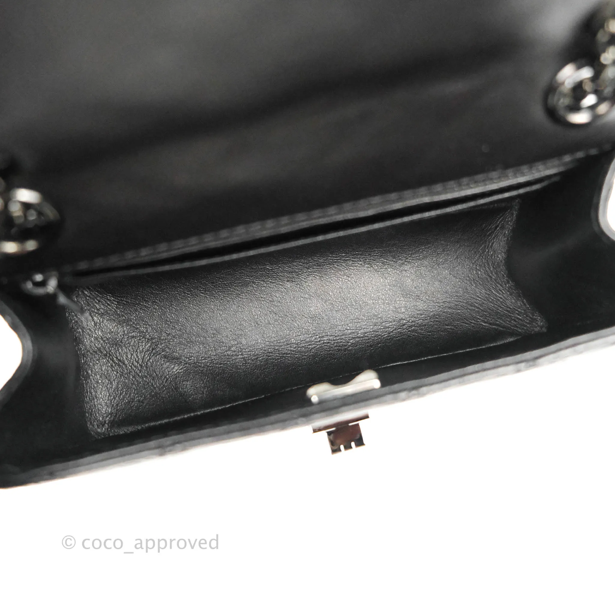 Chanel Mini Reissue 224 So Black Aged Calfskin Black Hardware