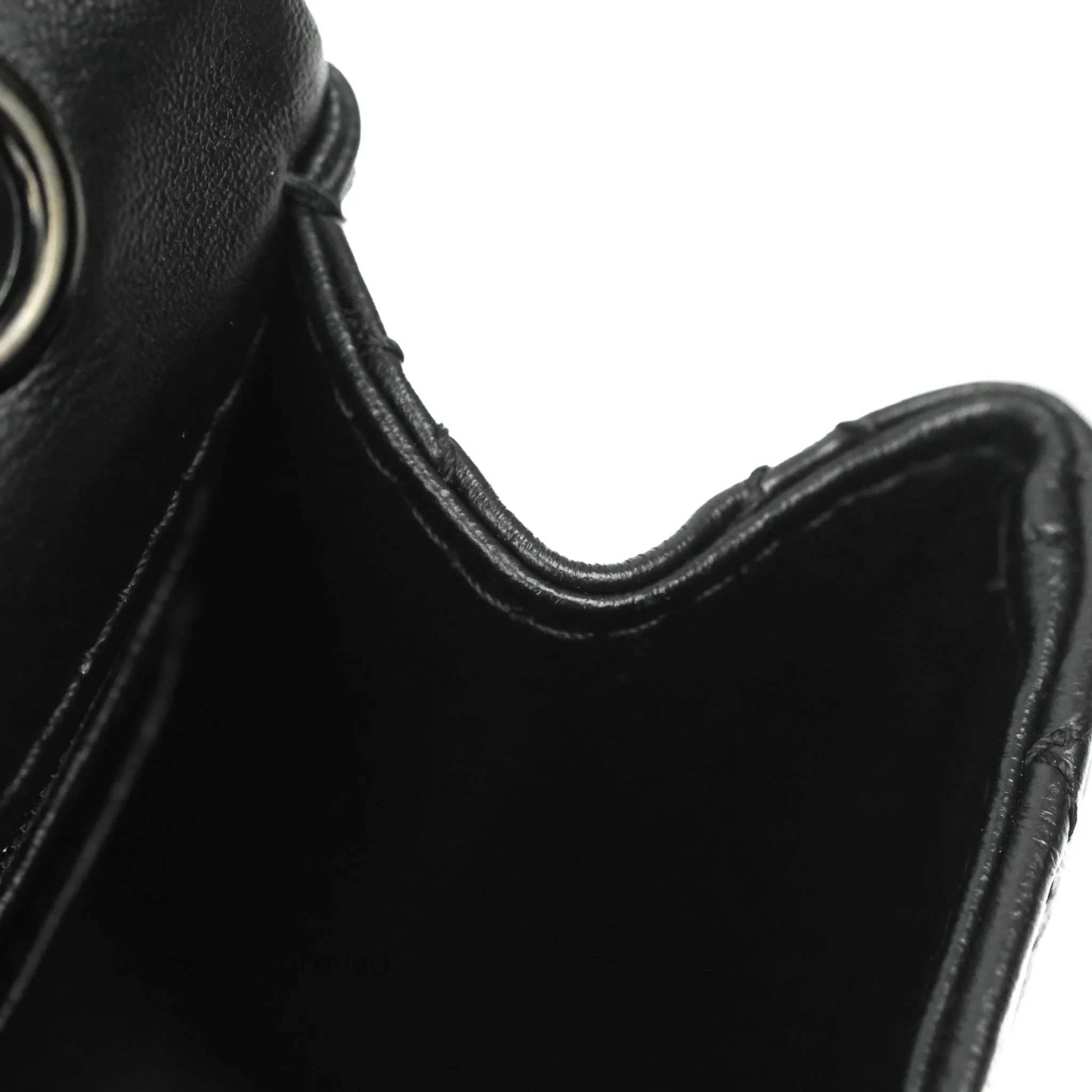 Chanel Mini Reissue 224 So Black Aged Calfskin Black Hardware