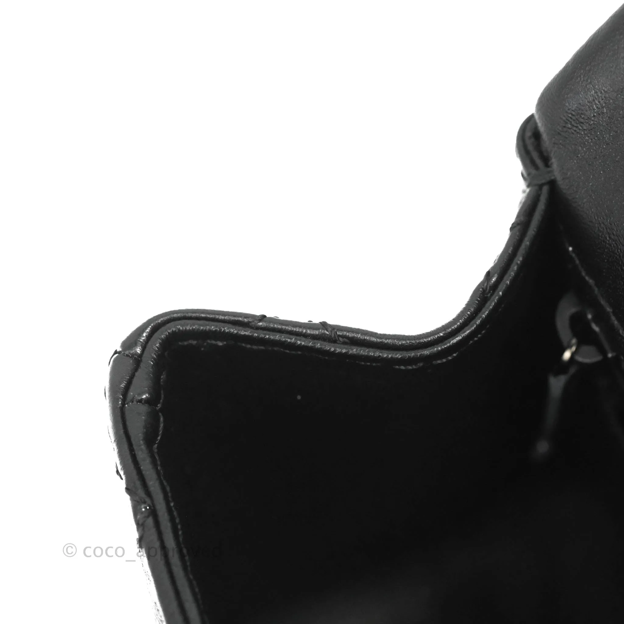 Chanel Mini Reissue 224 So Black Aged Calfskin Black Hardware
