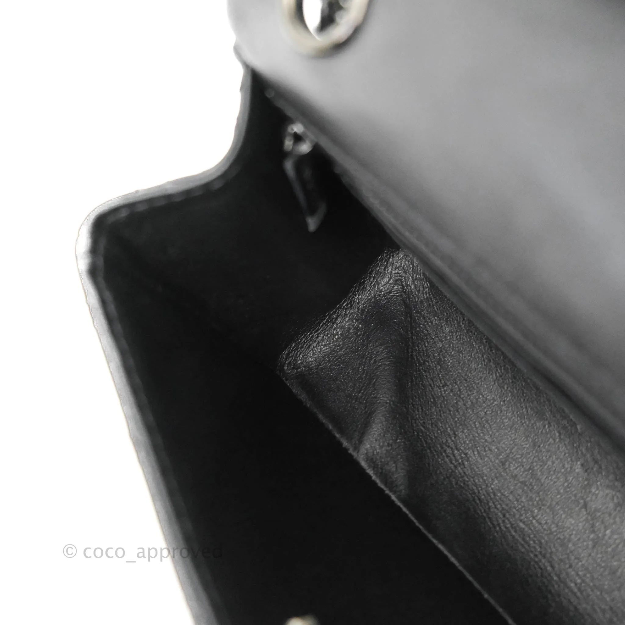 Chanel Mini Reissue 224 So Black Aged Calfskin Black Hardware