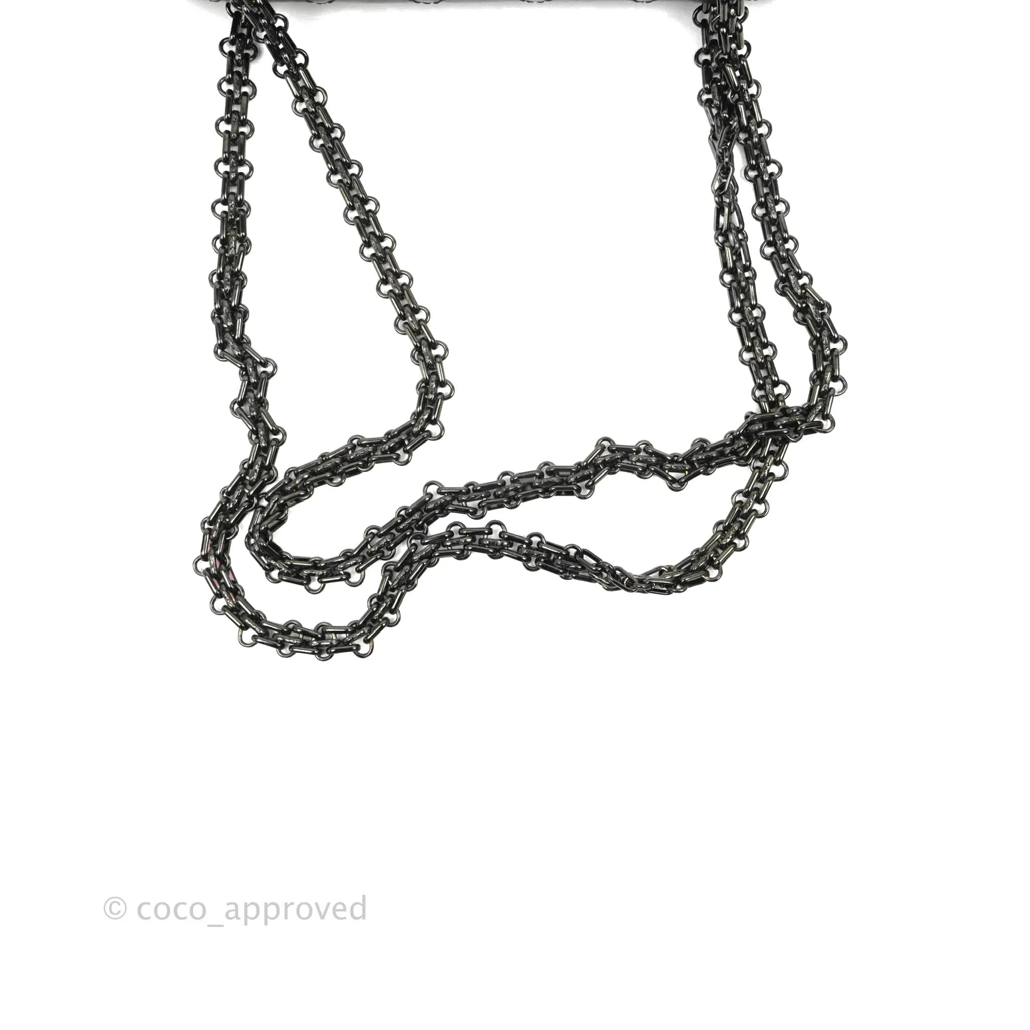 Chanel Mini Reissue 224 So Black Aged Calfskin Black Hardware