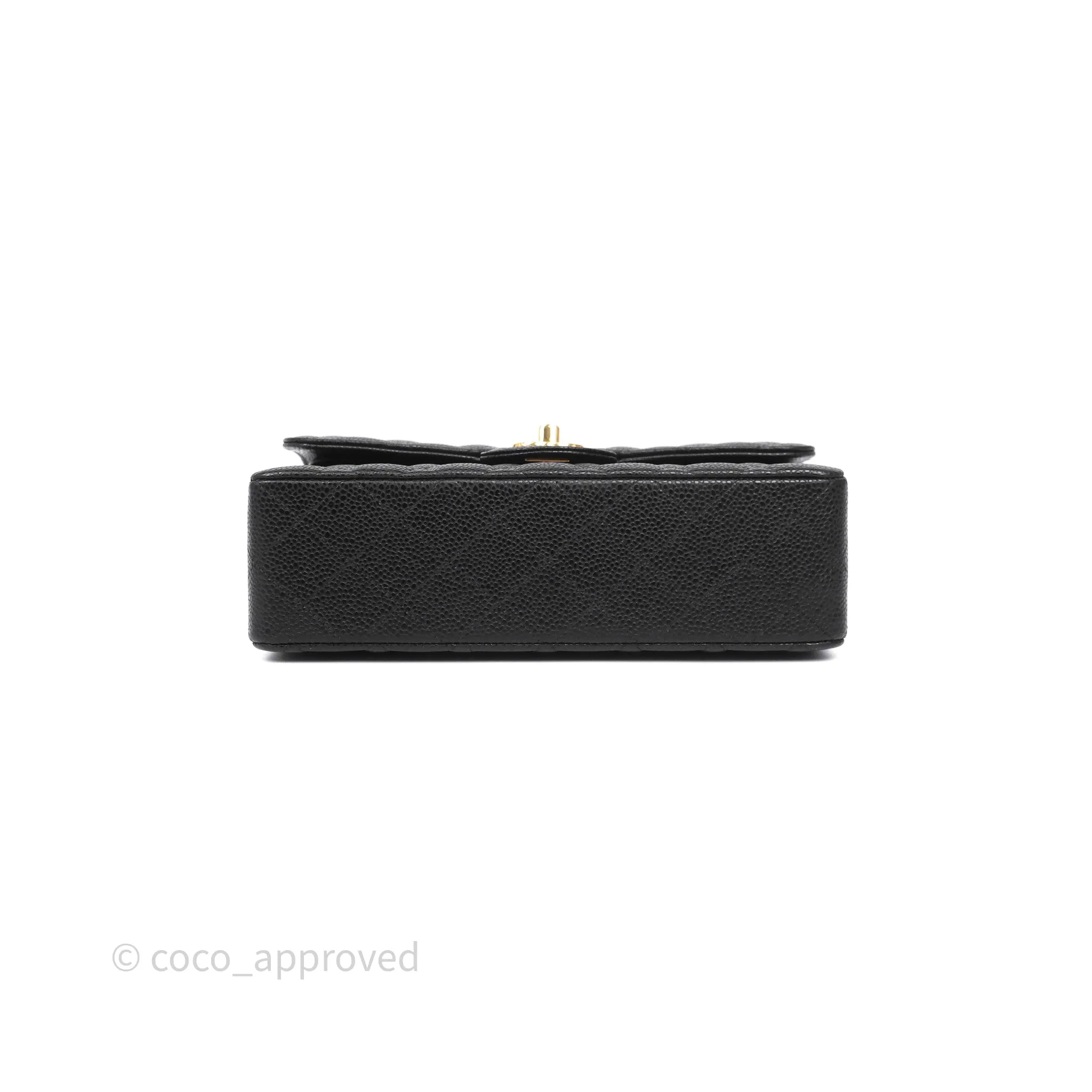 Chanel Quilted Small Classic Flap Black Caviar Gold Hardware