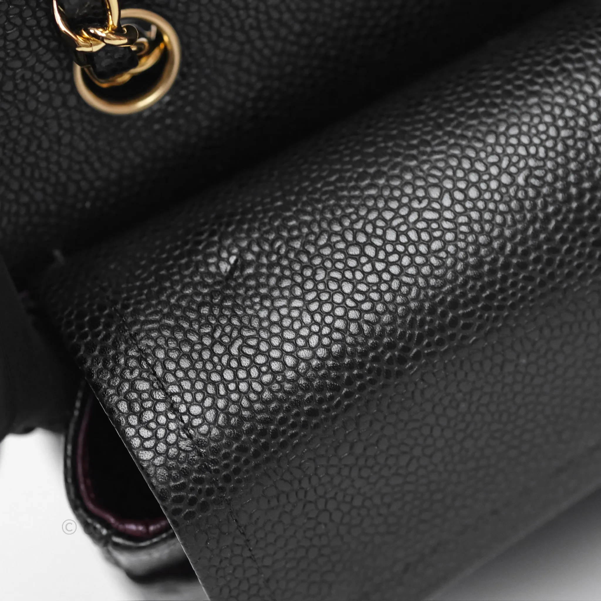 Chanel Quilted Small Classic Flap Black Caviar Gold Hardware