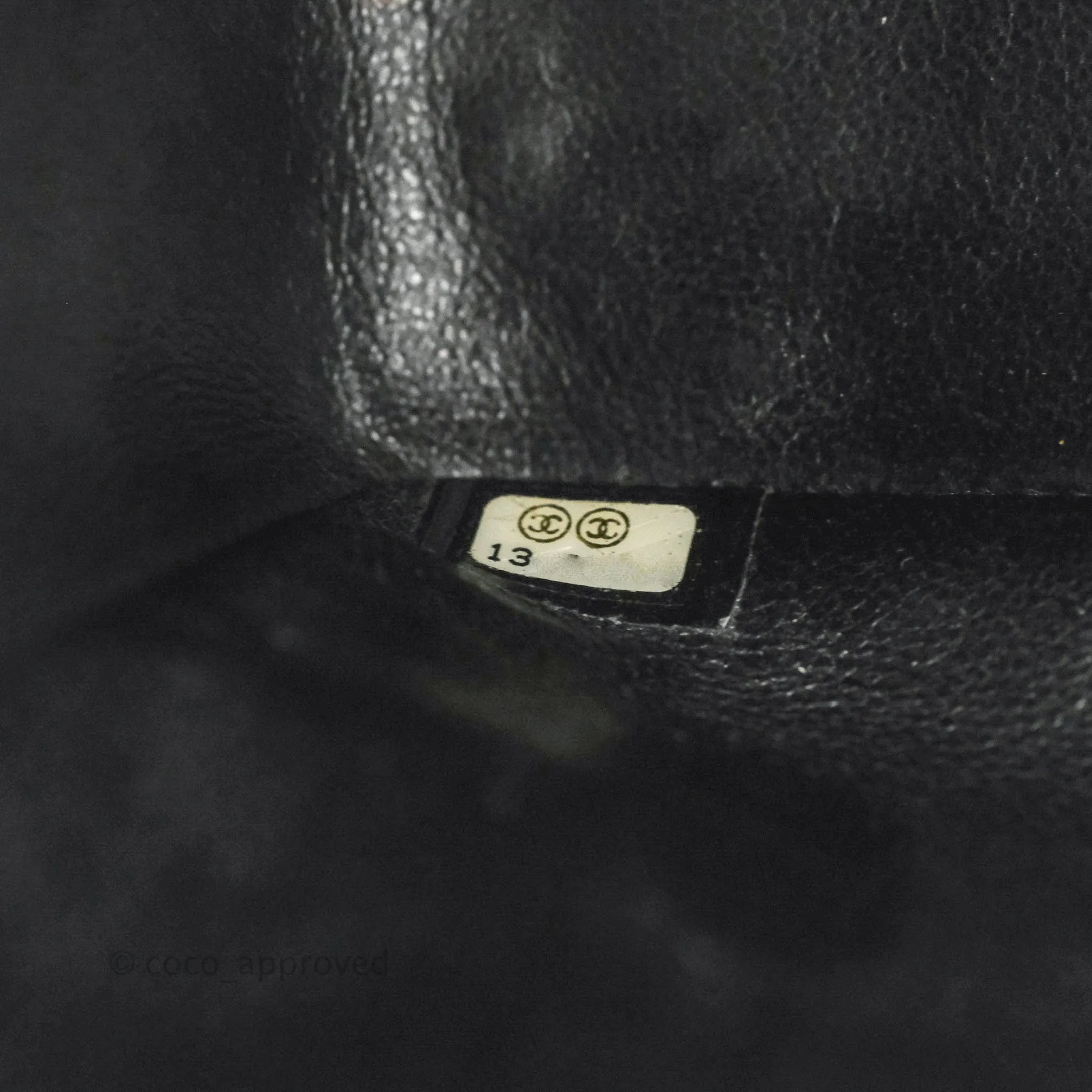 Chanel Single Flap Maxi Chevron Black Patent Silver Hardware