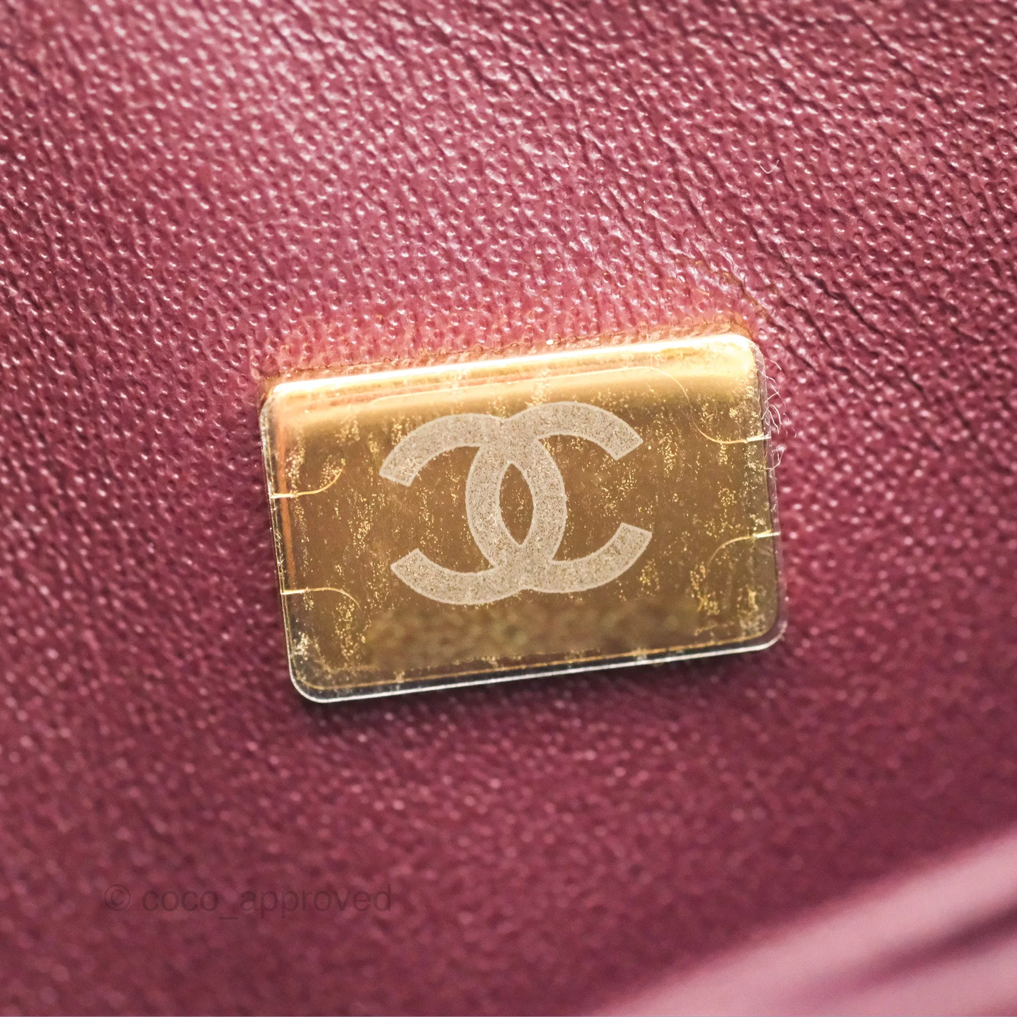Chanel Small Classic Flap Quilted Black Caviar Gold Hardware