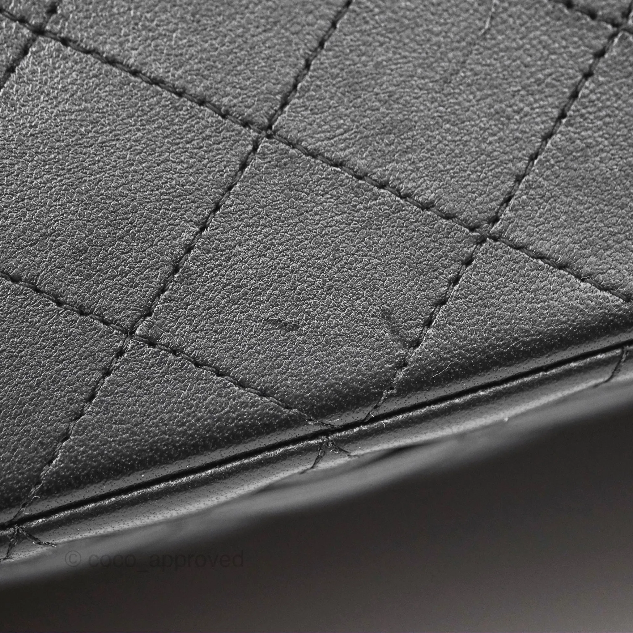 Chanel Small Classic Flap Quilted Black Lambskin Gold Hardware