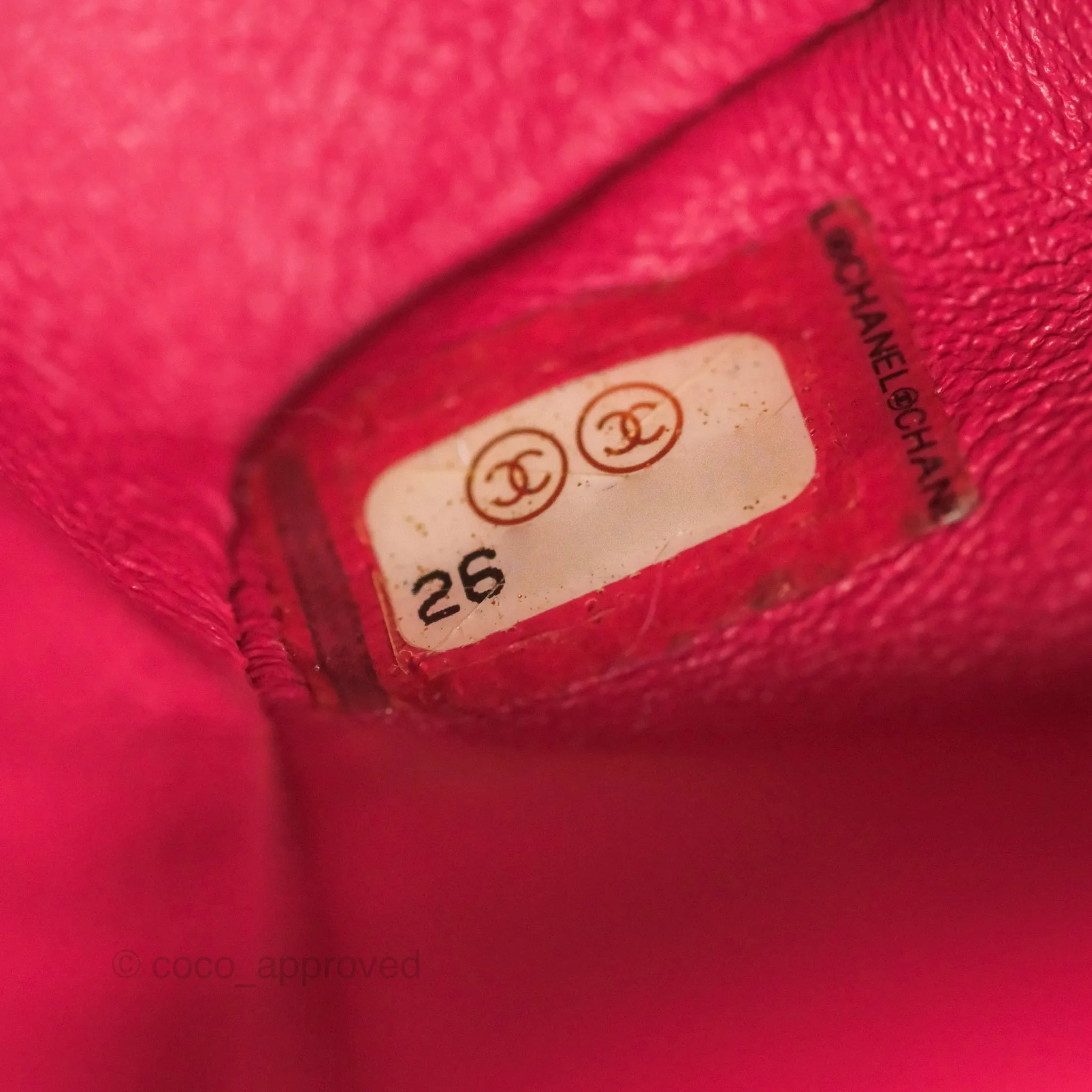 Chanel Small Classic Flap Quilted Dark Rosy Pink Lambskin Silver Hardware