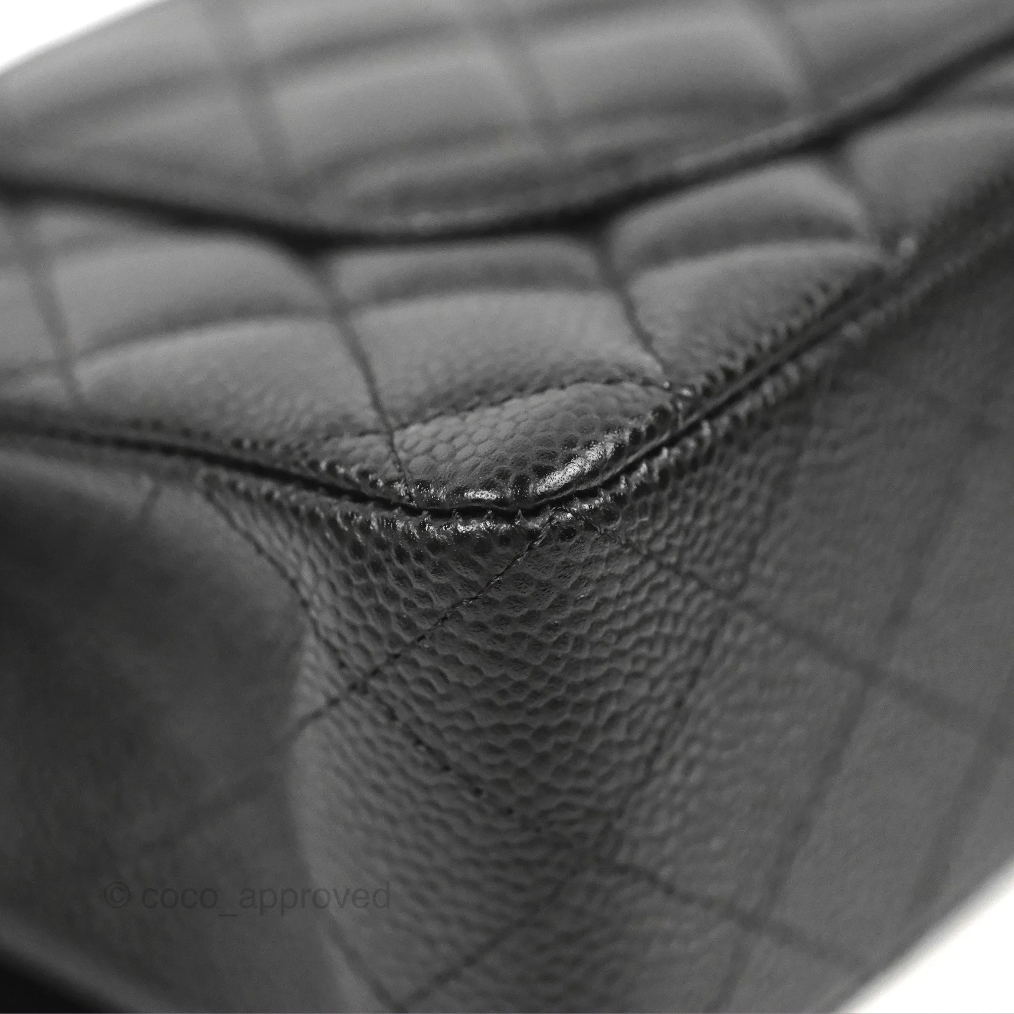 Chanel Small Classic Quilted Flap Black Caviar Gold Hardware