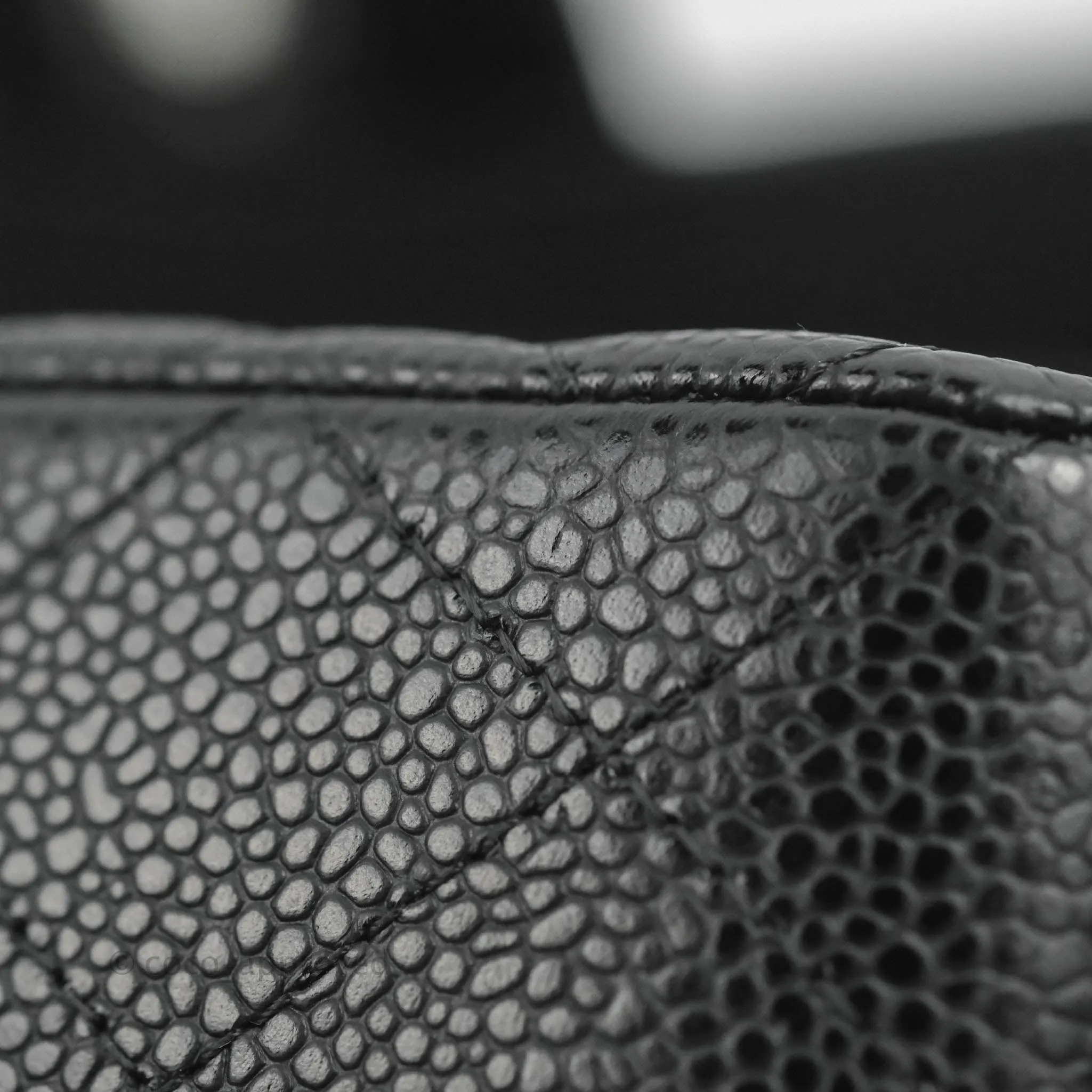 Chanel Small Classic Quilted Flap Black Caviar Silver Hardware