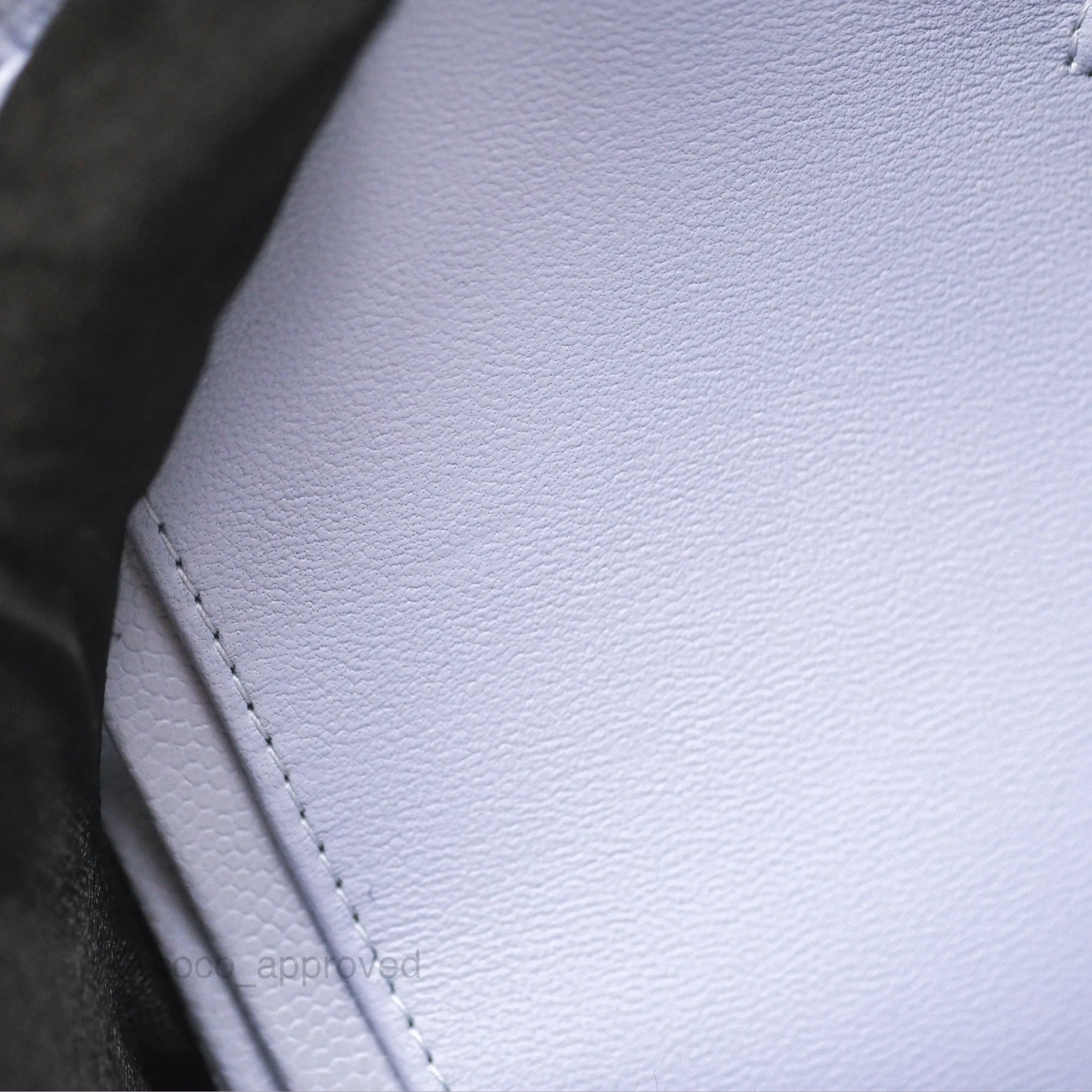 Chanel Small Classic Quilted Flap Lilac Caviar Silver Hardware 21K